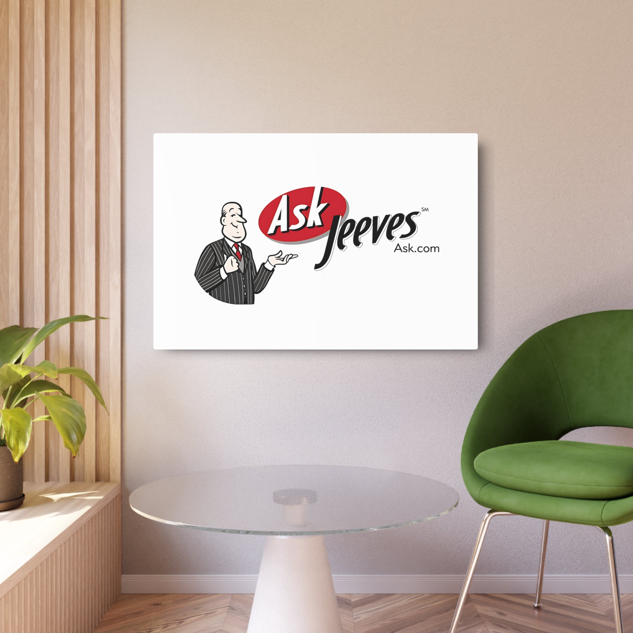 Ask Jeeves Metal Sign