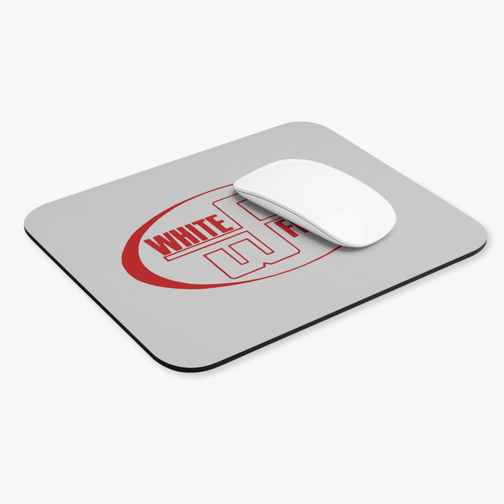 White Front Mouse Pad