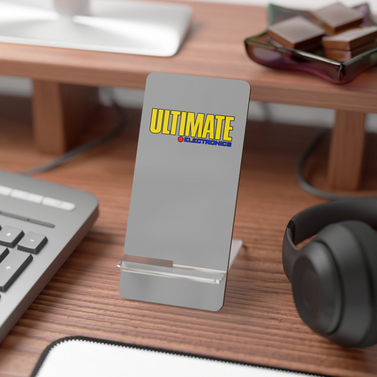 Ultimate Electronics Foldable Mobile Phone Display Stand