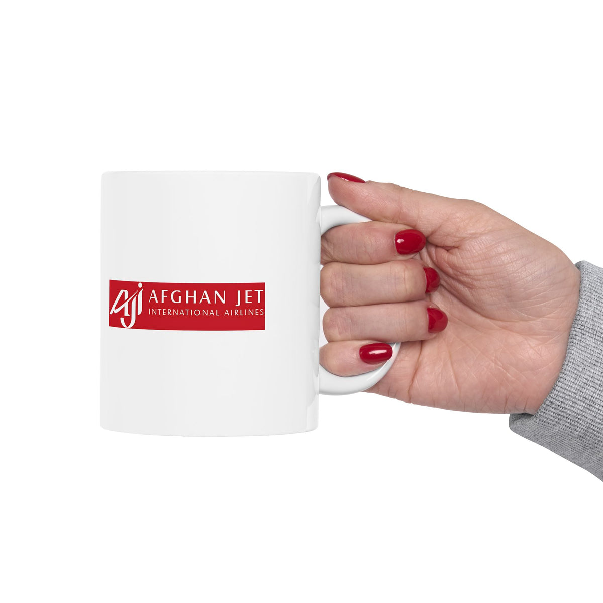 Afghan Jet International Airlines Ceramic Coffee Mug