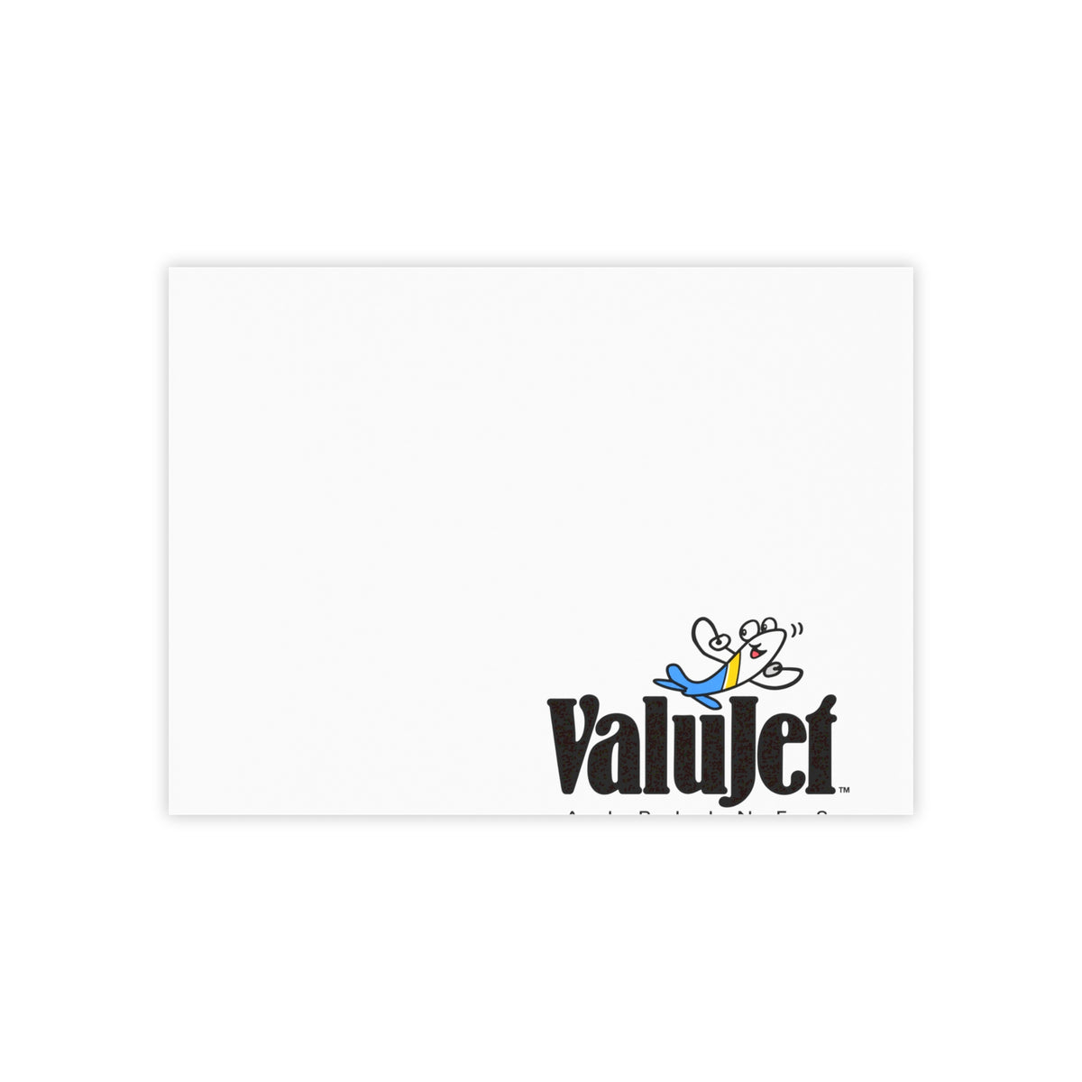 ValuJet Airlines Sticky Post-it Note Pad