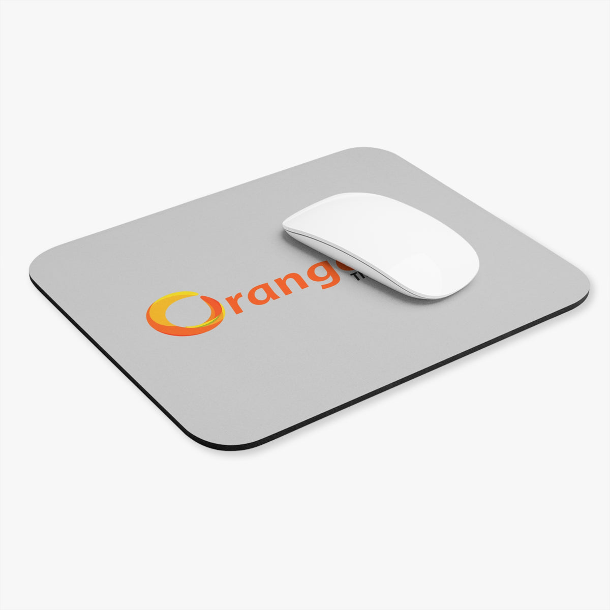 Orange Air Mouse Pad
