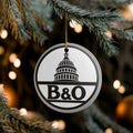 Baltimore and Ohio Railroad Ceramic Ornament