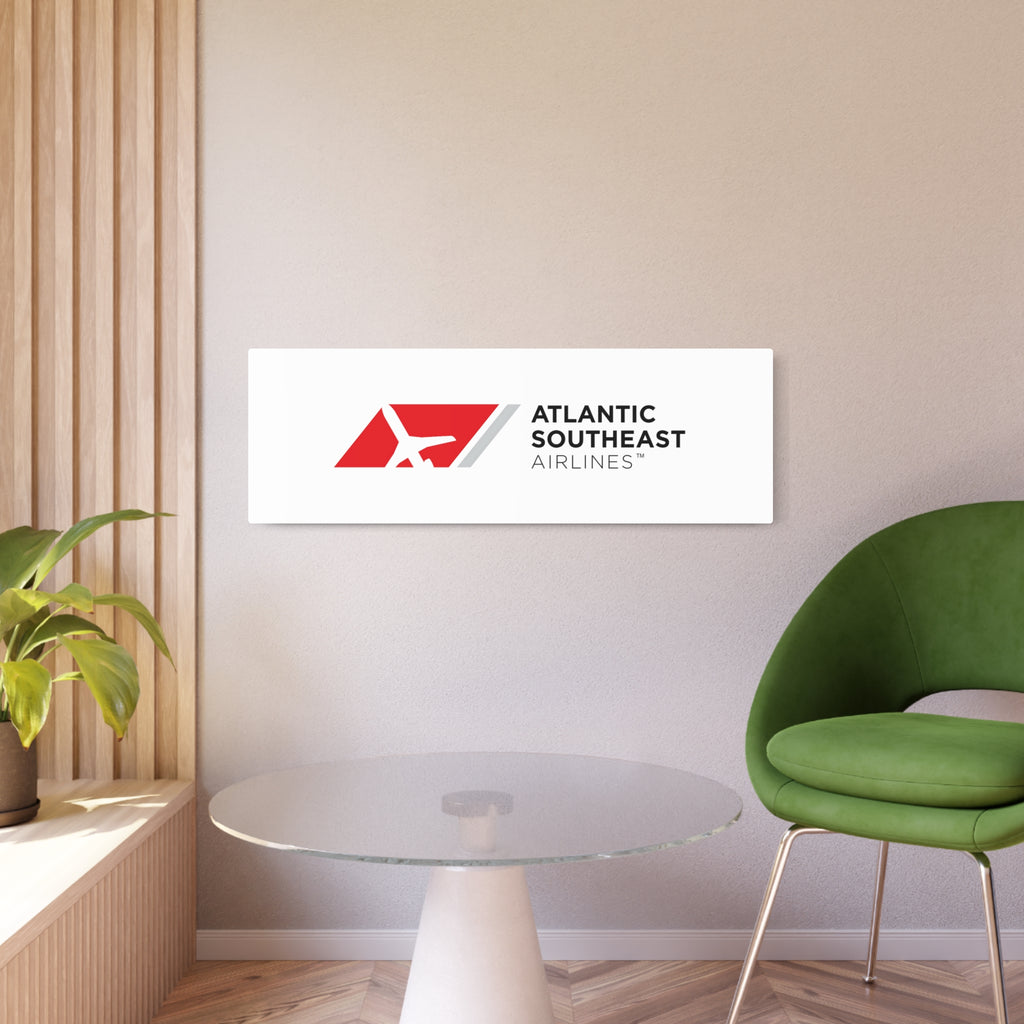 Atlantic Southeast Airlines Metal Sign