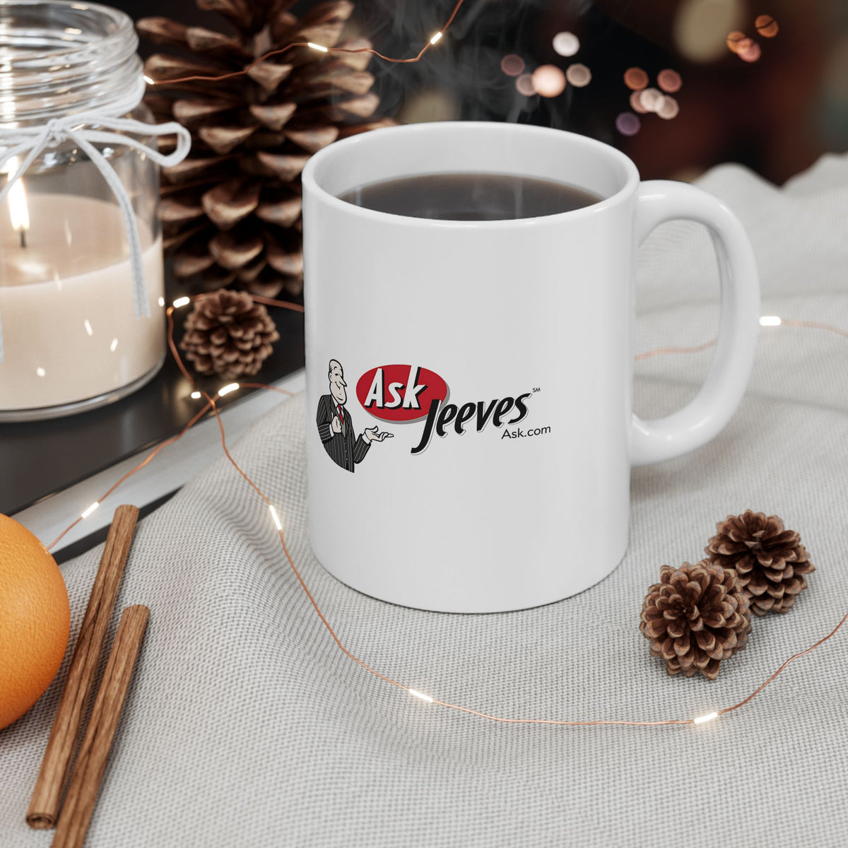 Ask Jeeves Ceramic Coffee Mug