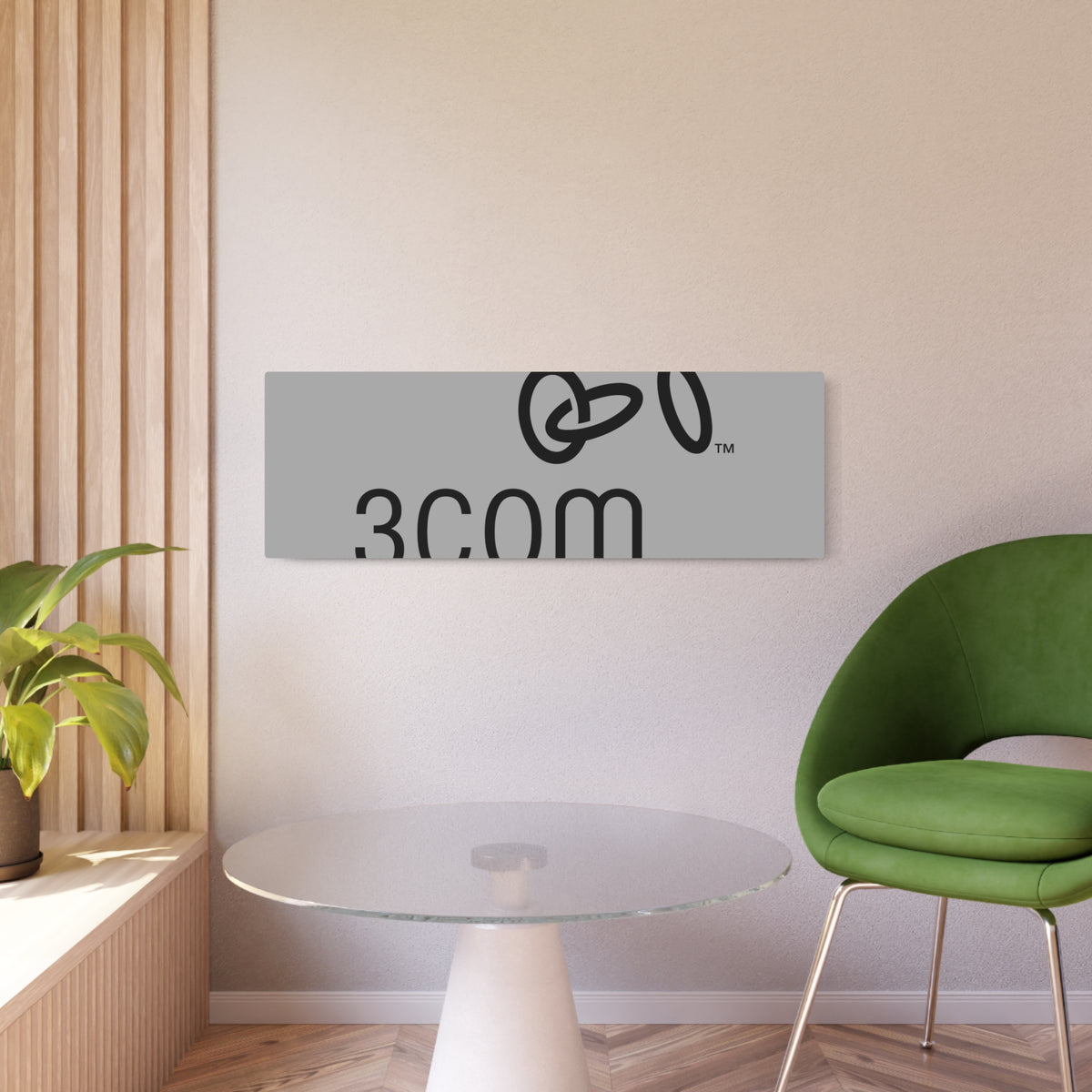 3Com Corporation Metal Sign