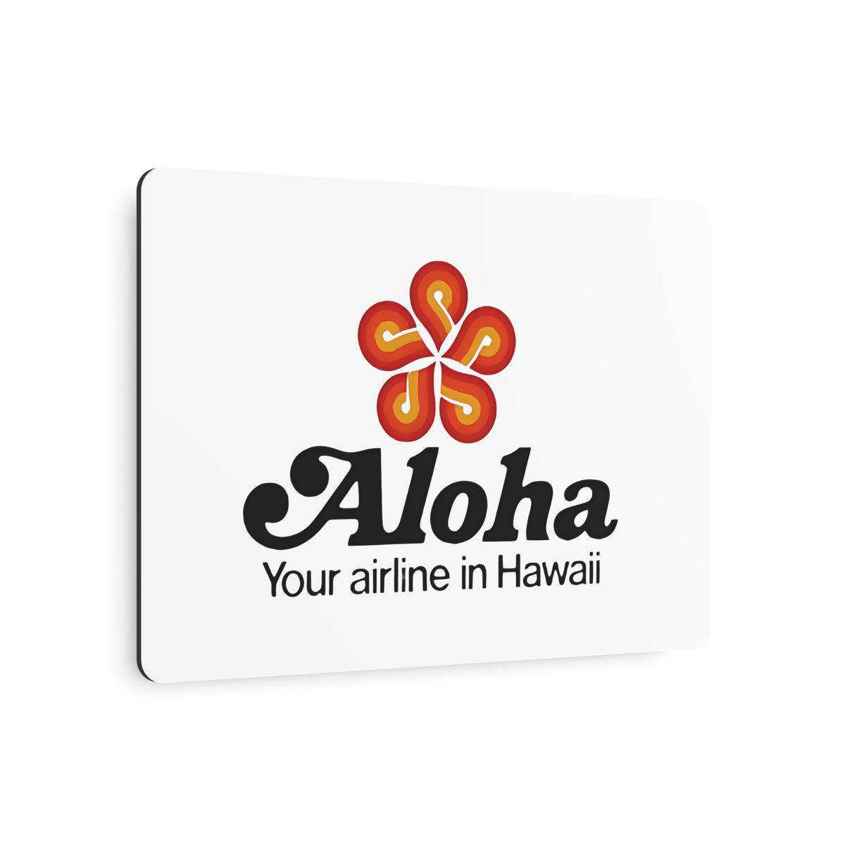 Aloha Airlines Metal Sign
