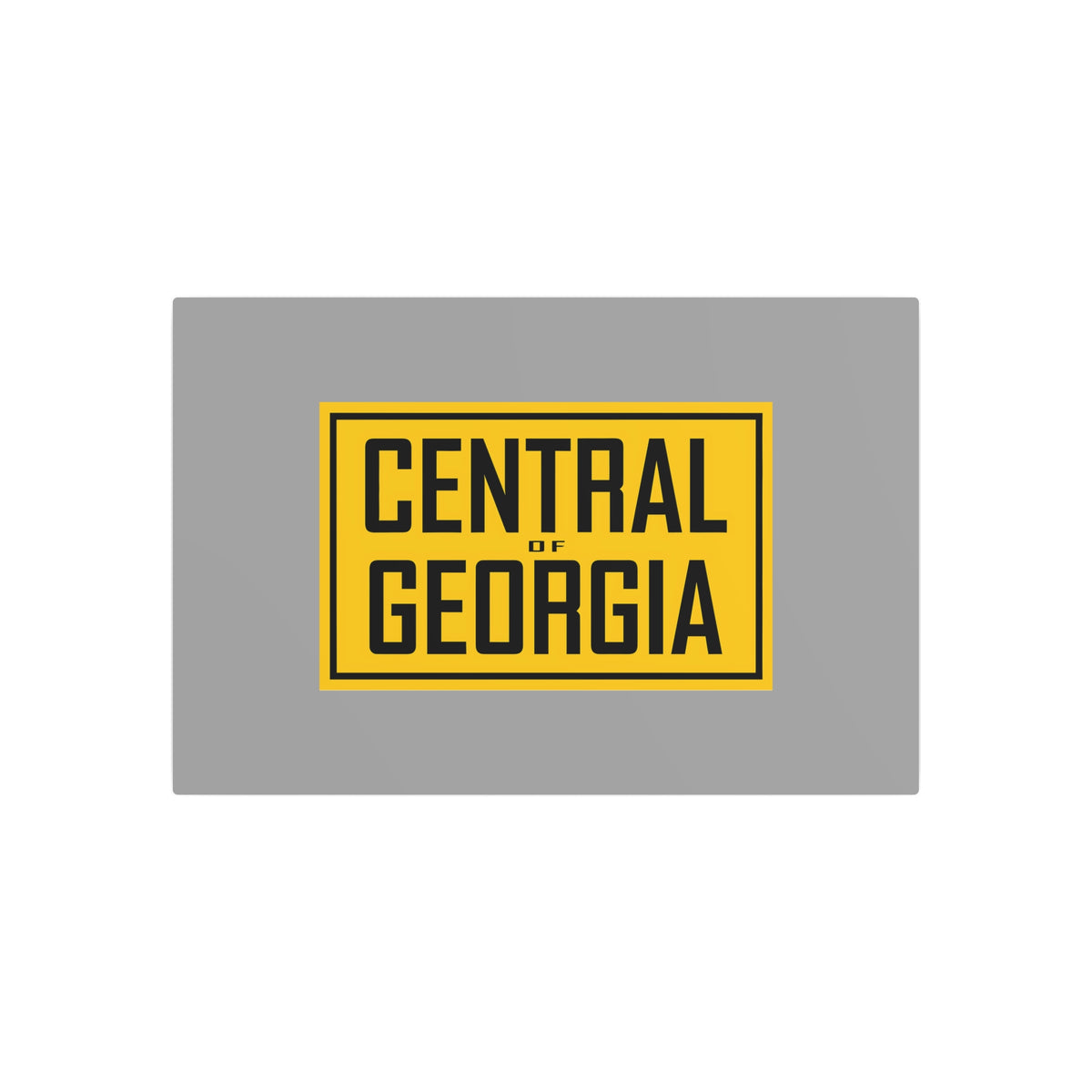 Central of Georgia Railway Metal Sign