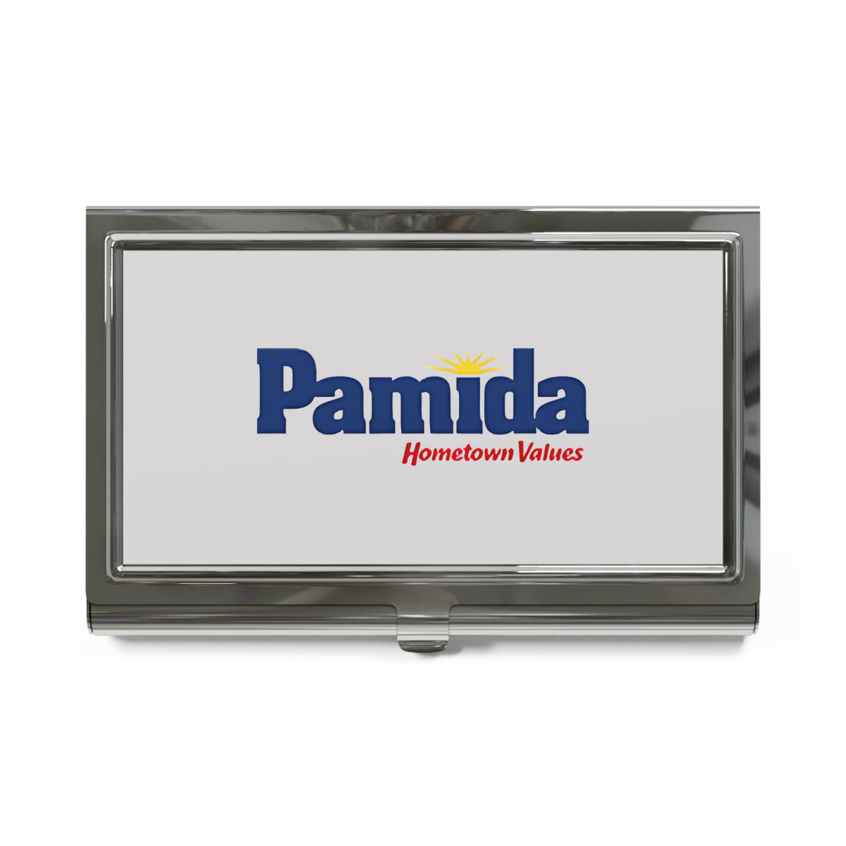 Pamida Metal Business Card Holder