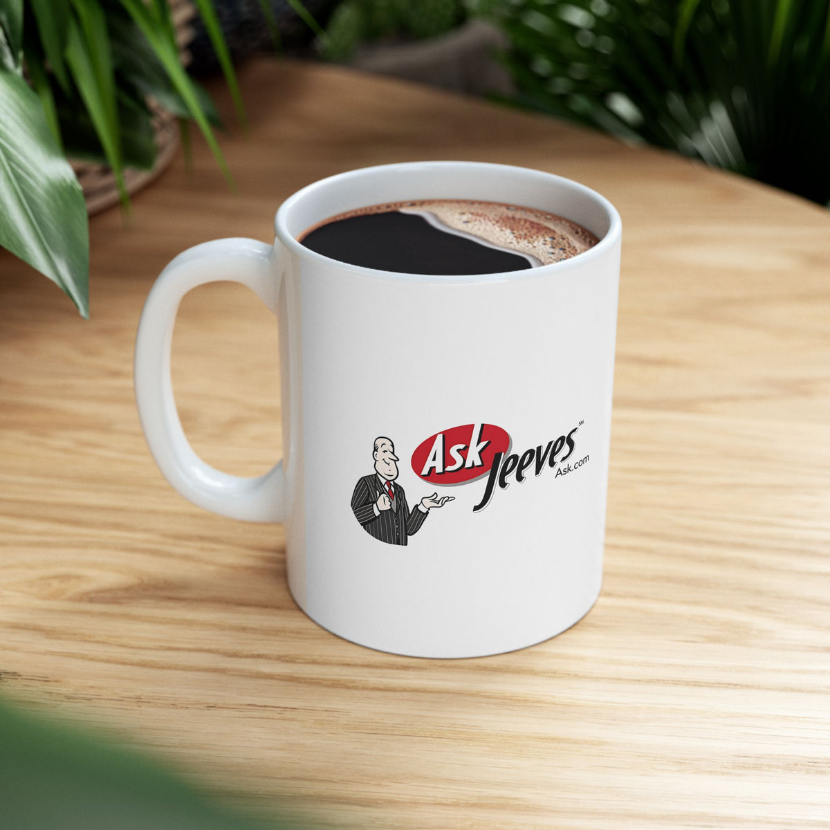 Ask Jeeves Ceramic Coffee Mug