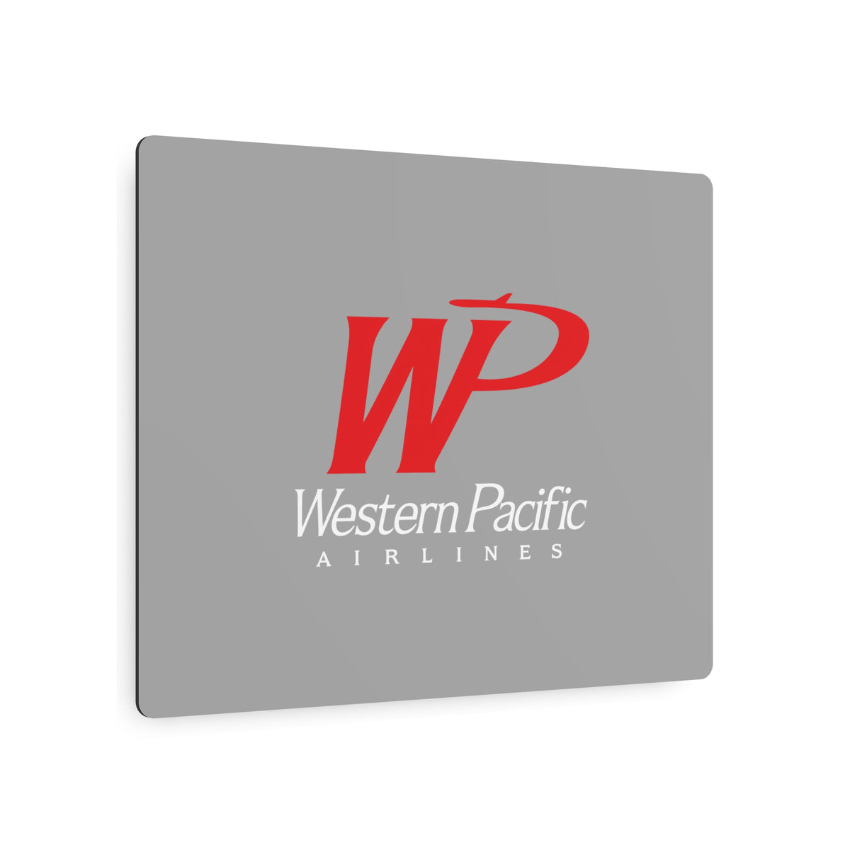 Western Pacific Airlines Metal Sign