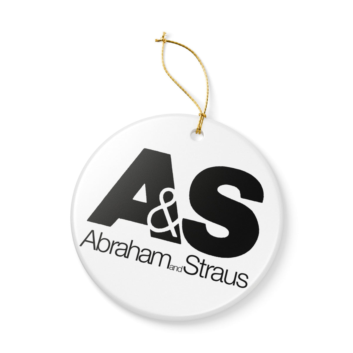Abraham & Straus Ceramic Ornament
