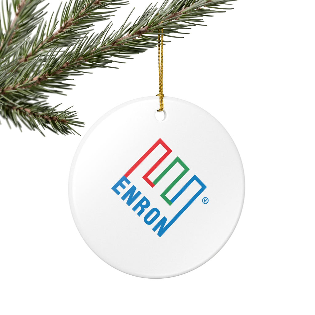 Enron Ceramic Ornament