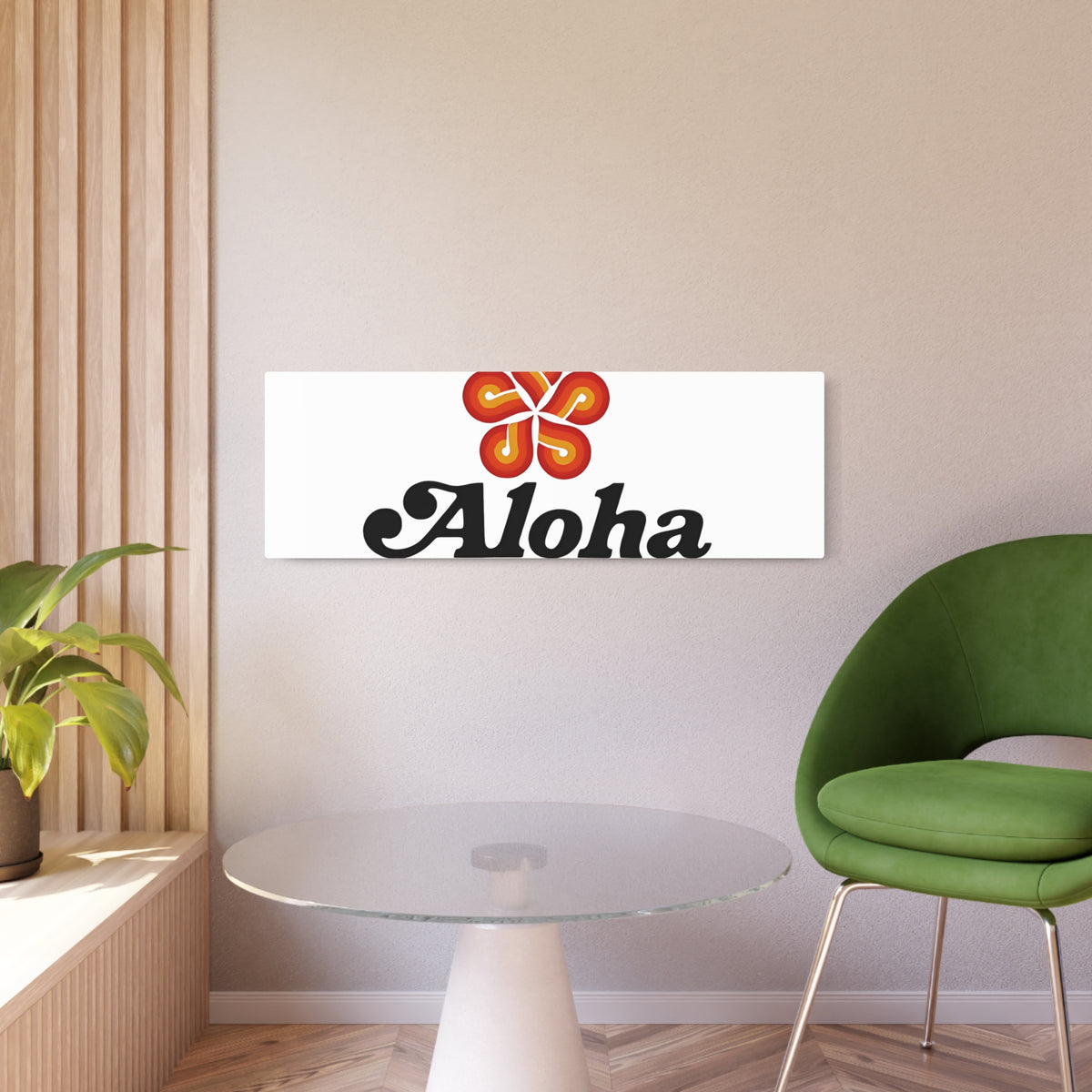 Aloha Airlines Metal Sign