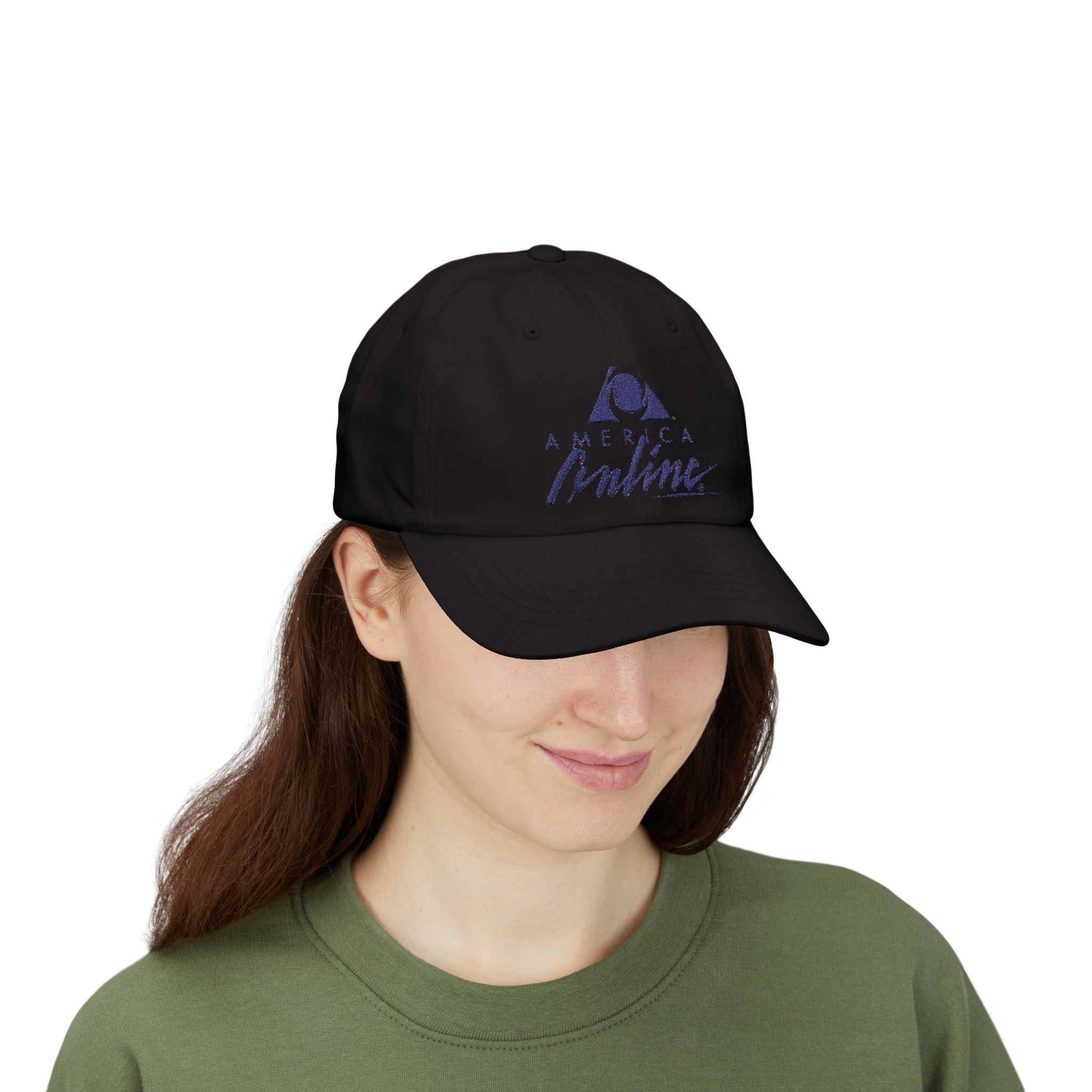 America Online (AOL) Embroidered Dad Cap Hat