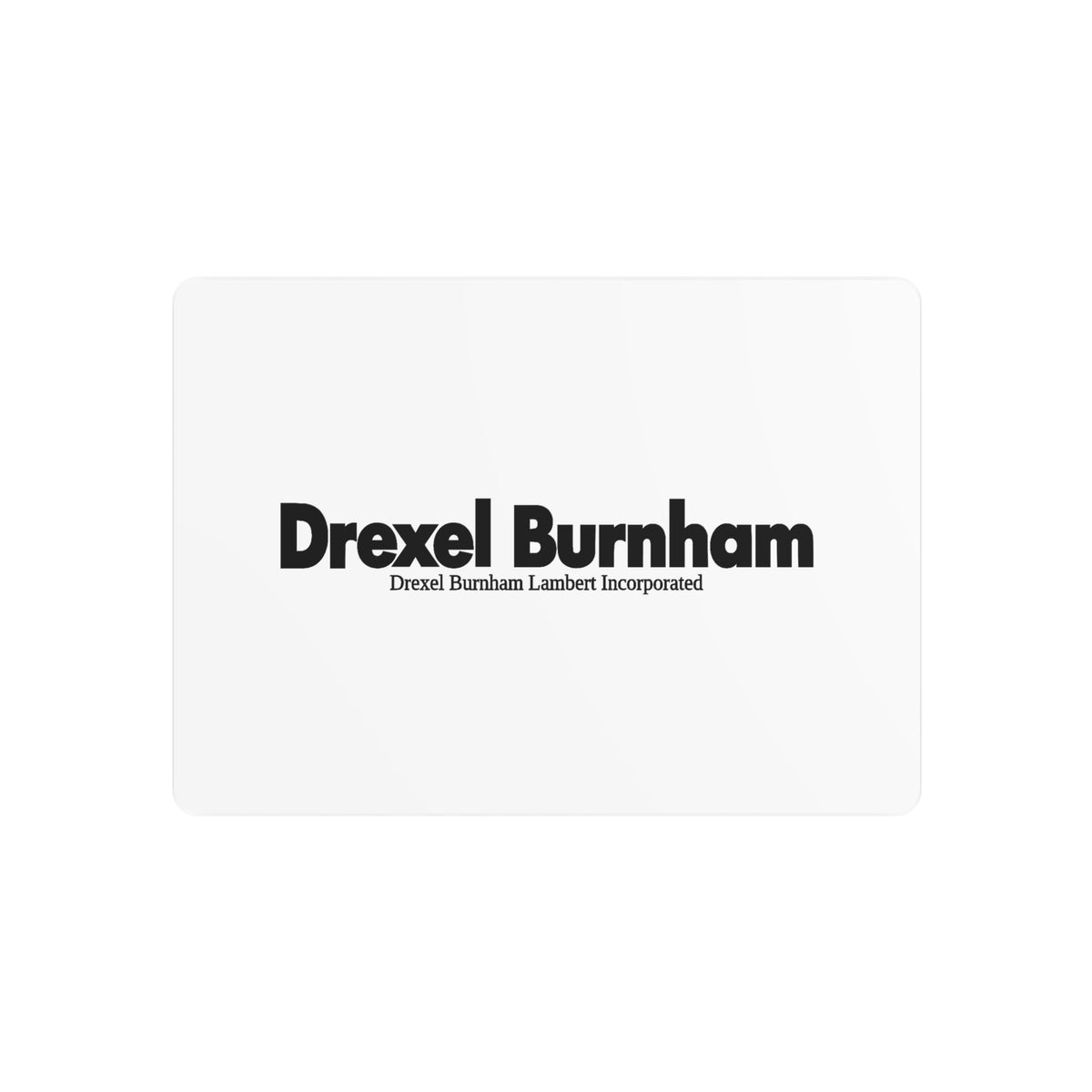 Drexel Burnham Lambert Metal Sign