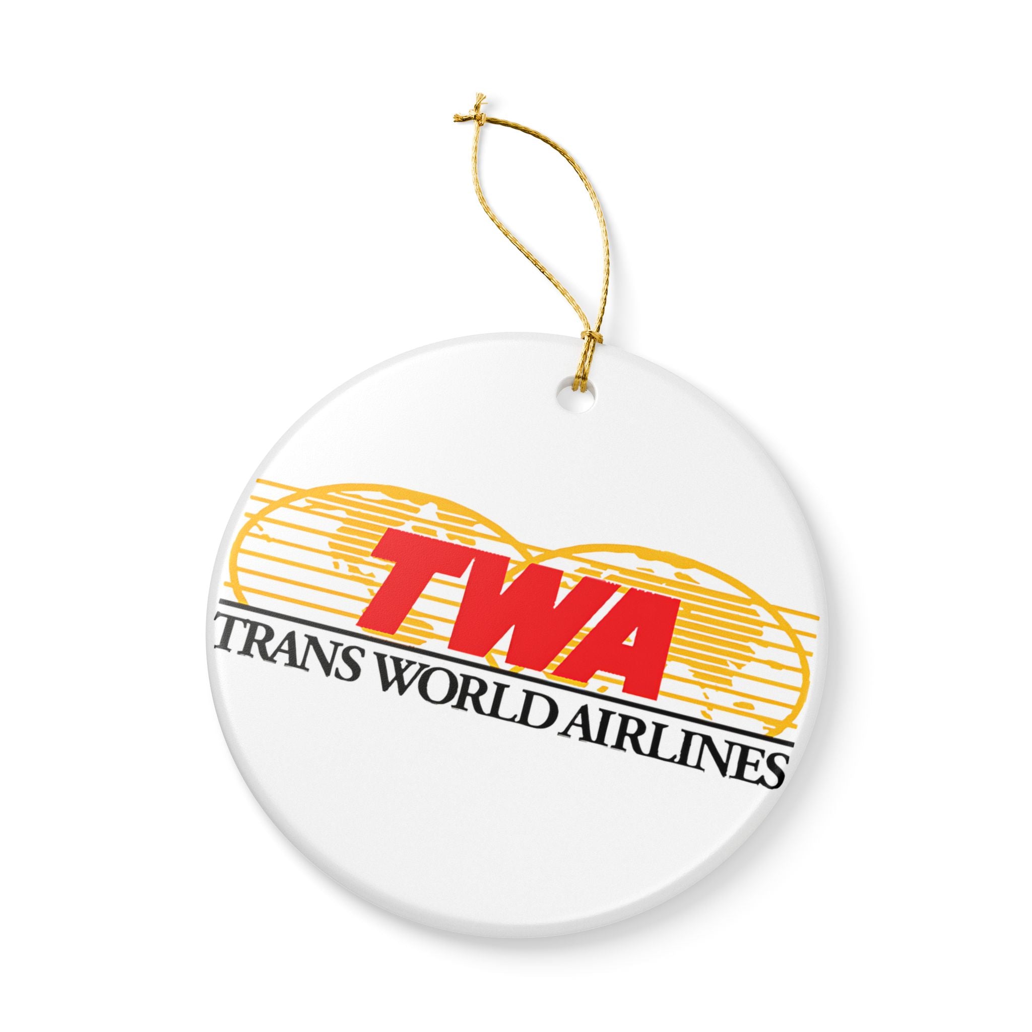 Trans World Airlines (TWA) Ceramic Ornament