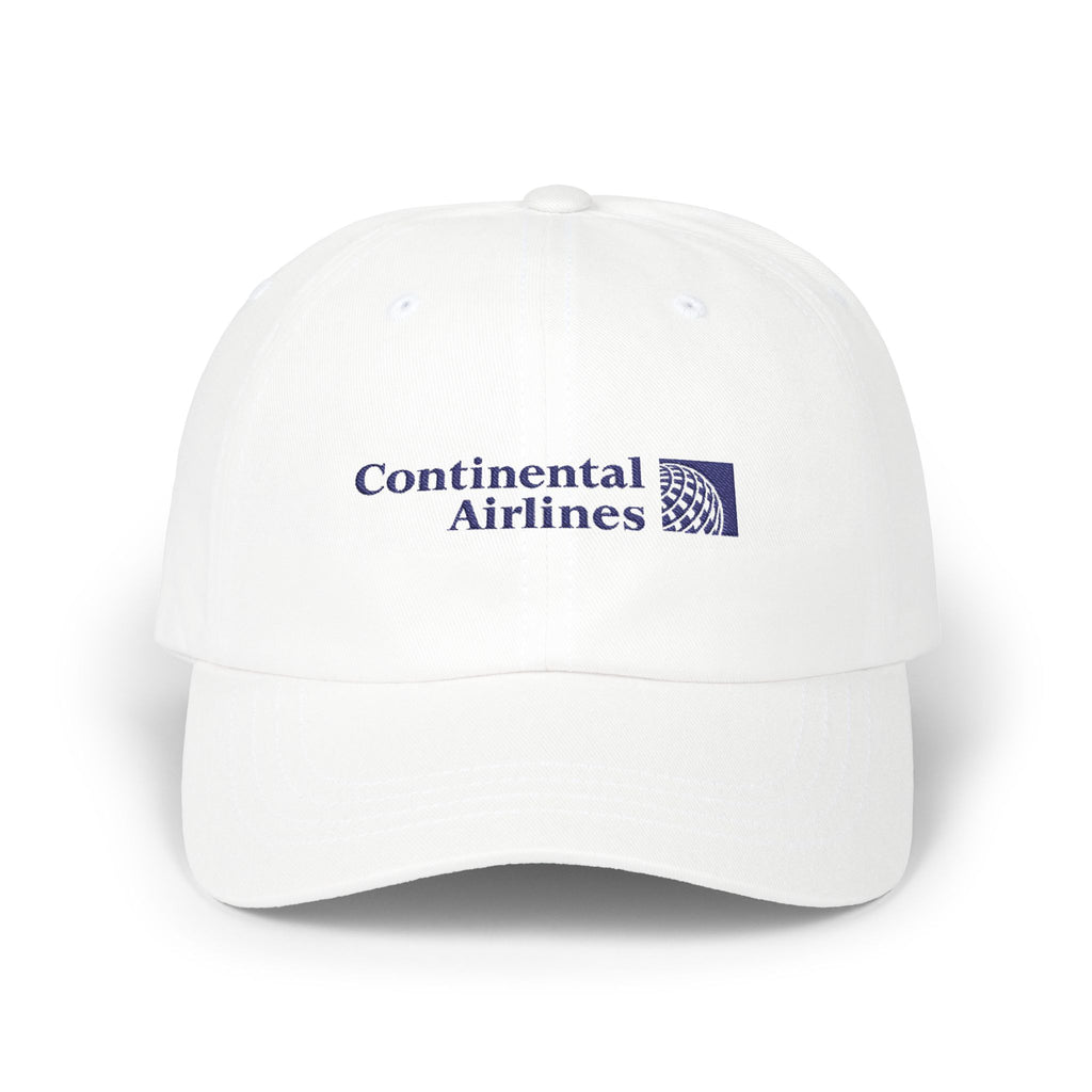 Continental Airlines Embroidered Dad Cap Hat