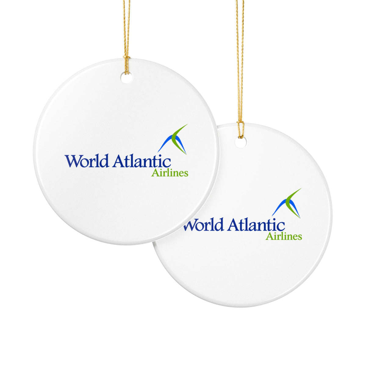World Atlantic Airlines Ceramic Ornament