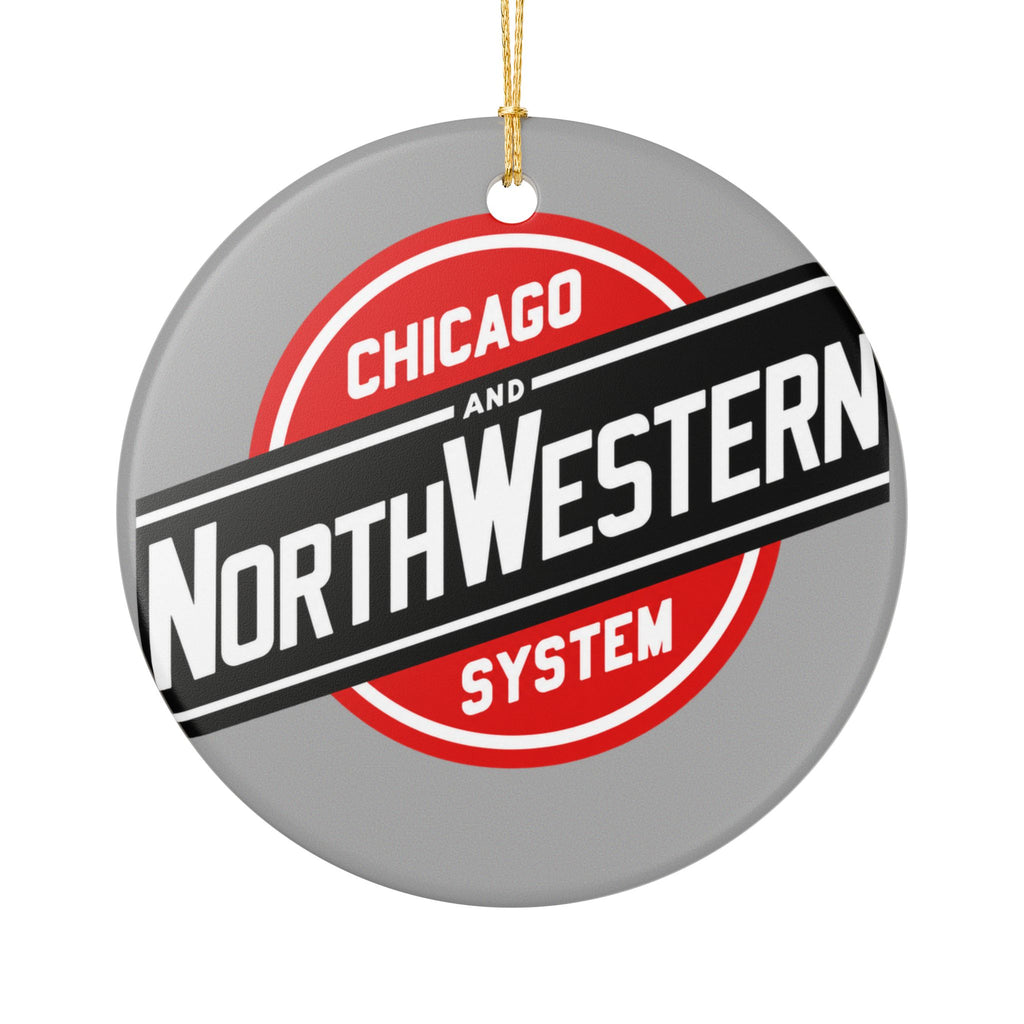 Chicago and North Western Railway Ceramic Ornament