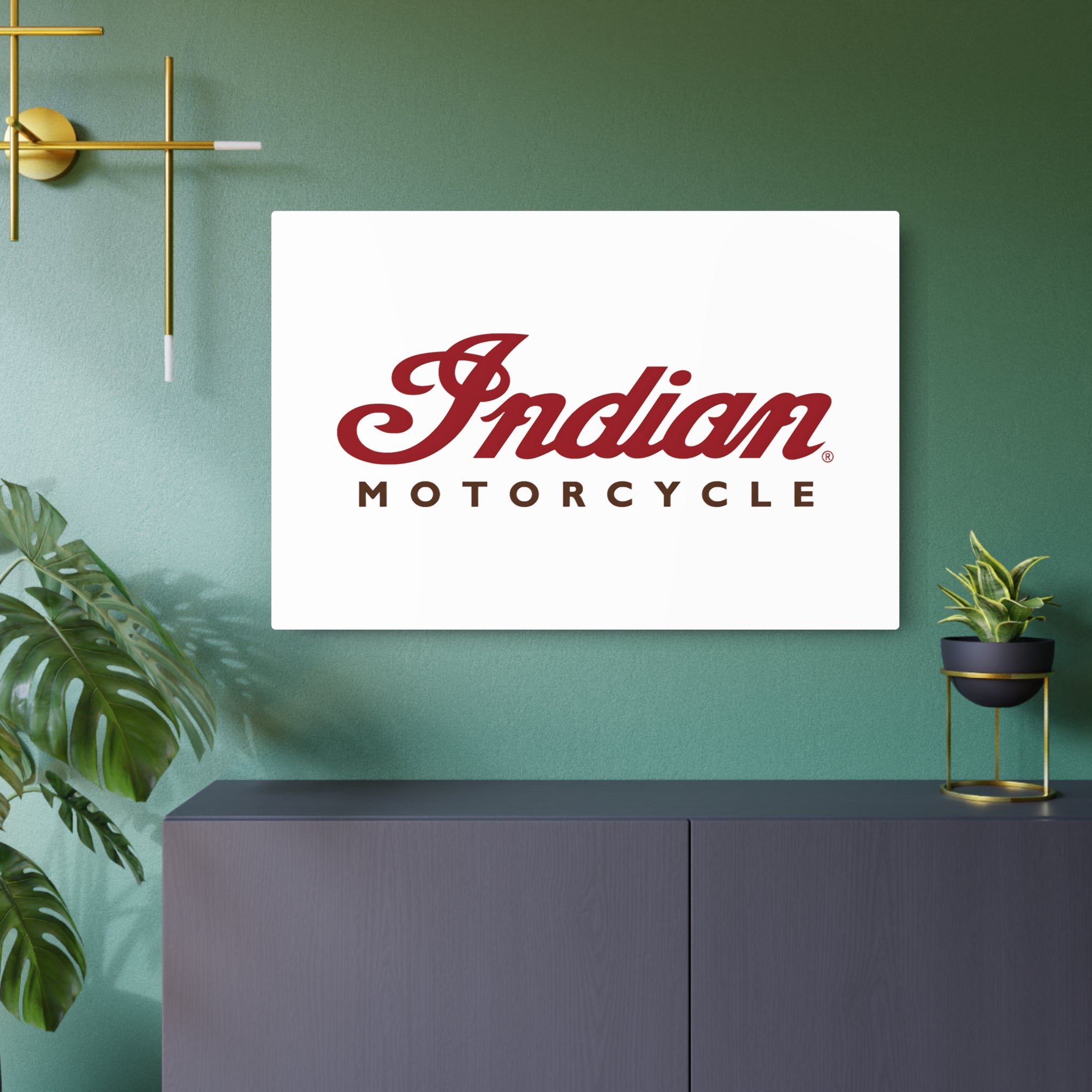 Indian Motorcycle Metal Sign