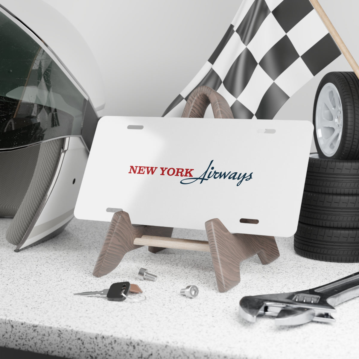 New York Airways Vanity License Plate