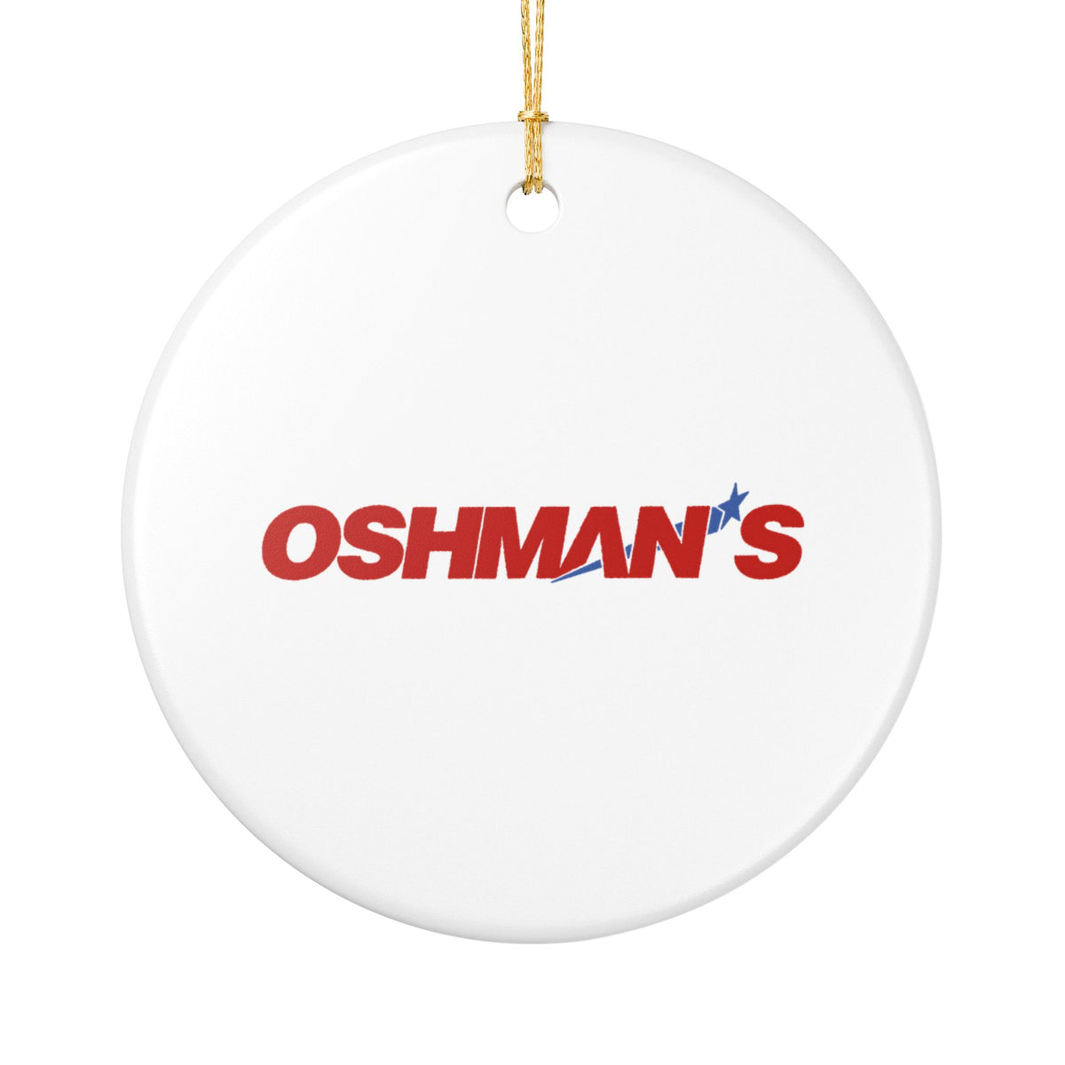 Oshman's Sporting Goods Ceramic Ornament