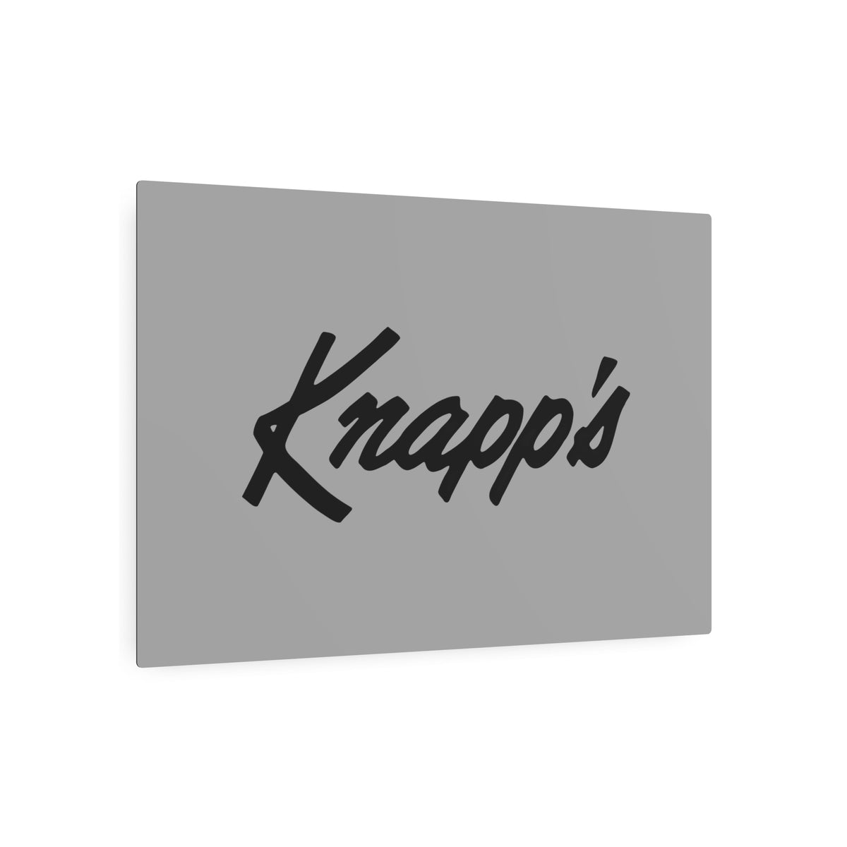 J. W. Knapp Company Metal Sign
