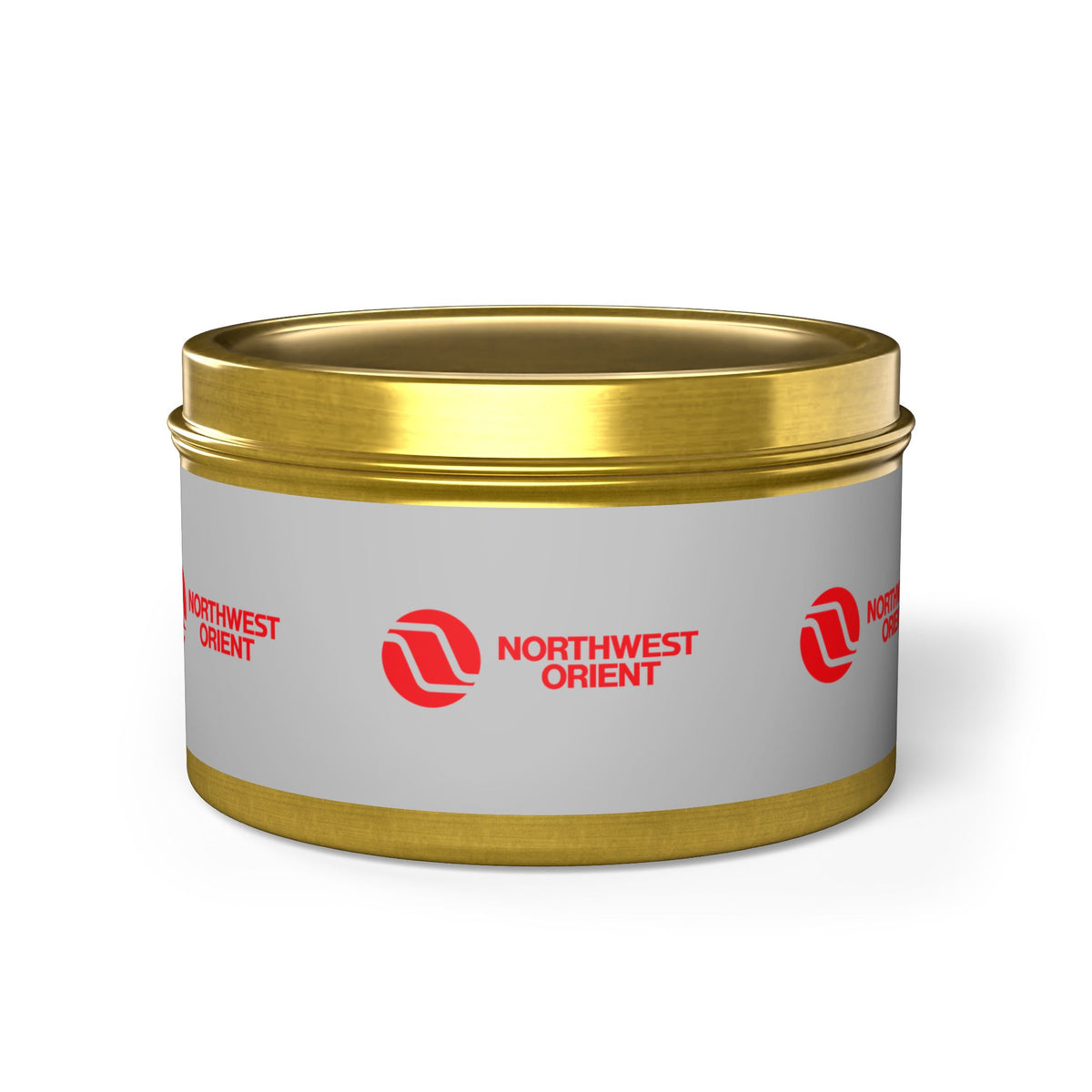 Northwest Orient Airlines Tin Candle