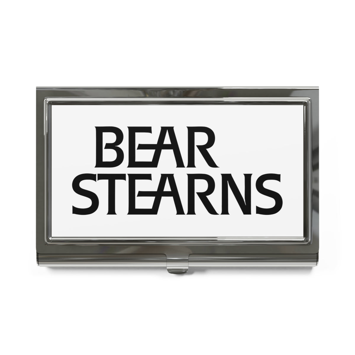 Bear Stearns Metal Business Card Holder