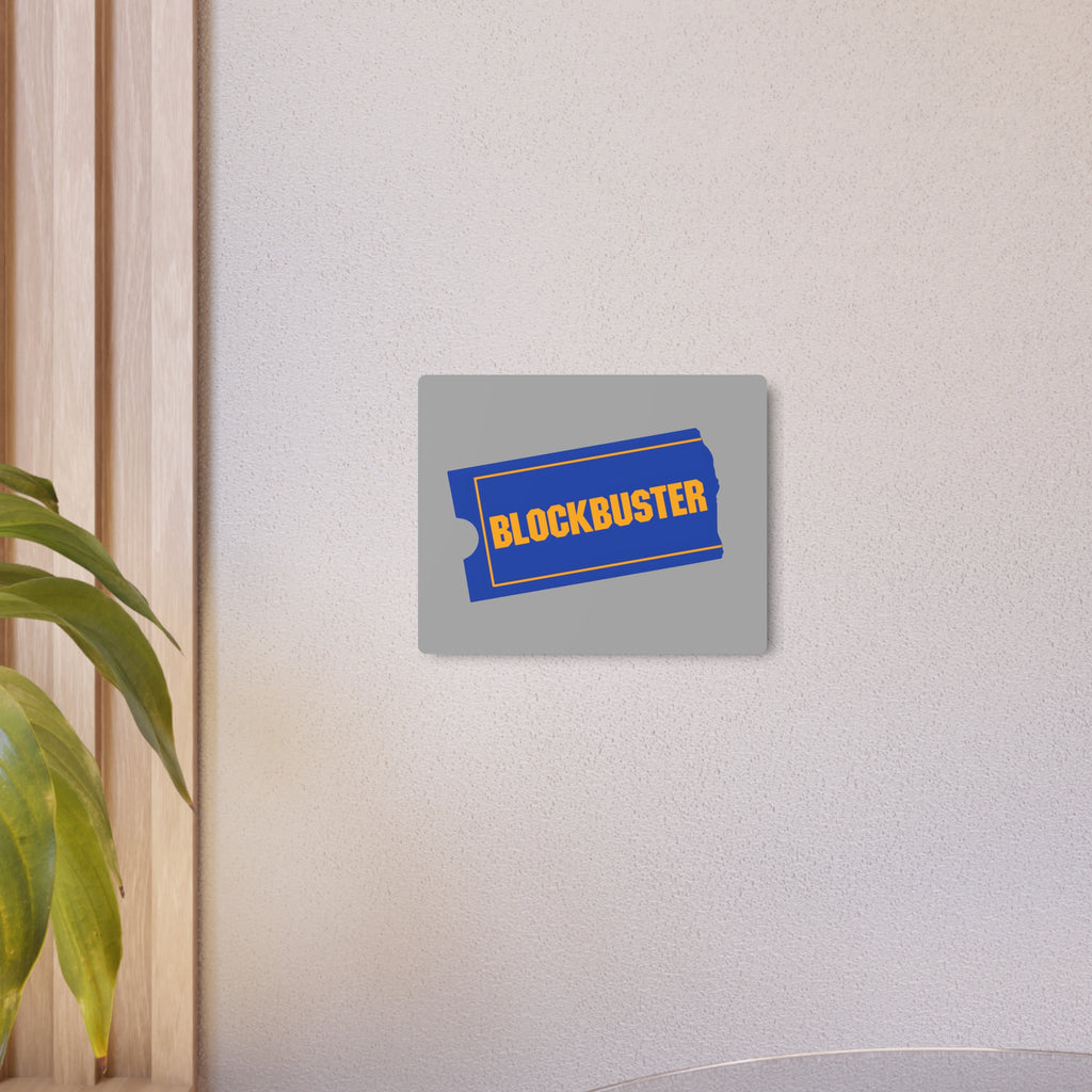 Blockbuster Video Metal Sign