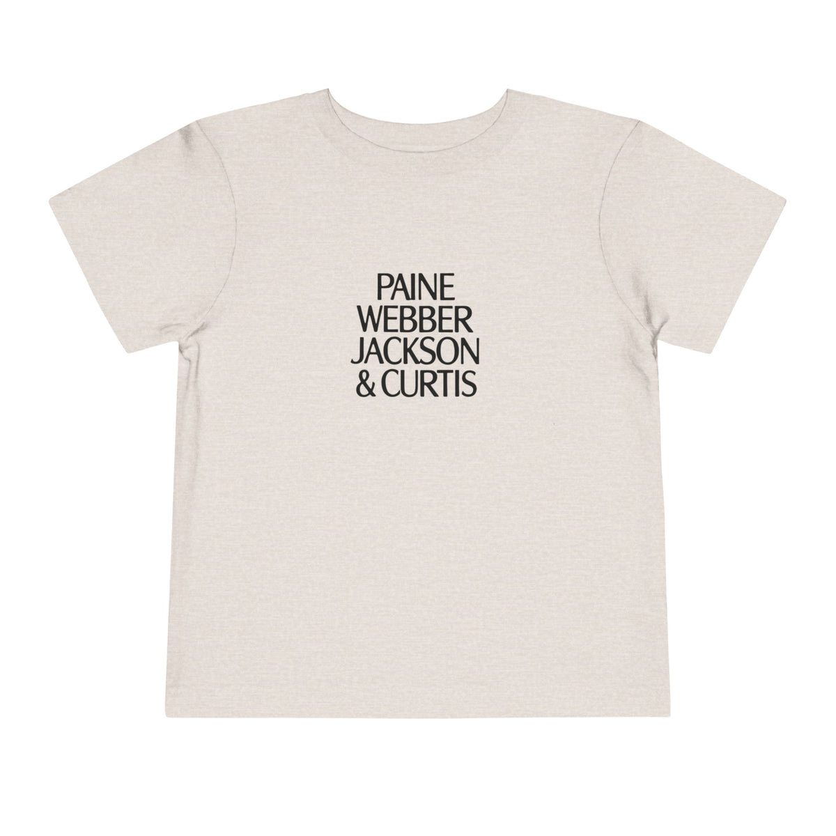 Paine Webber Jackson & Curtis Toddler Tee / T-Shirt