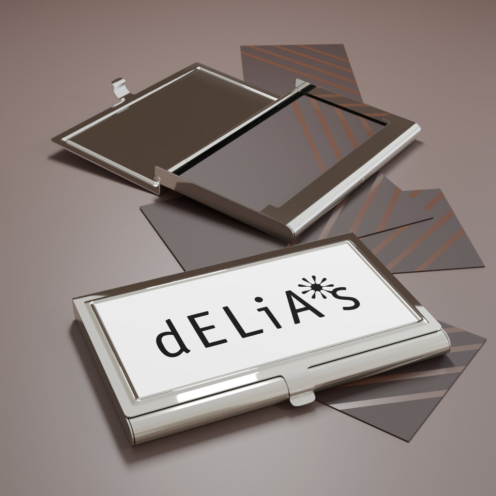 Delia's Metal Business Card Holder