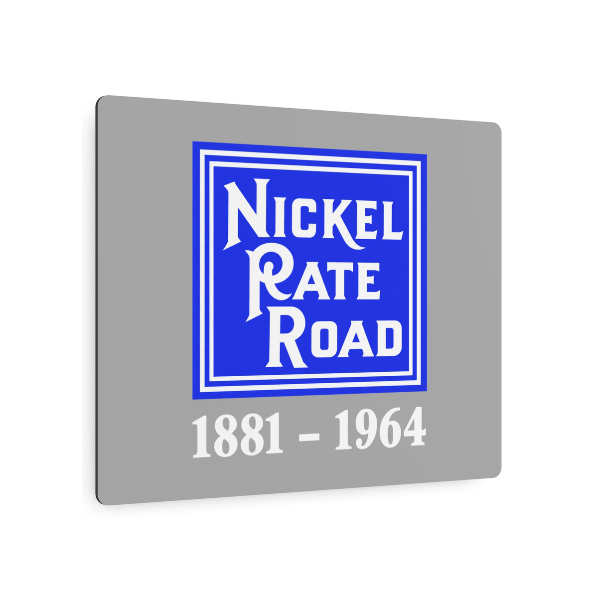 New York, Chicago and St. Louis Railroad Metal Sign