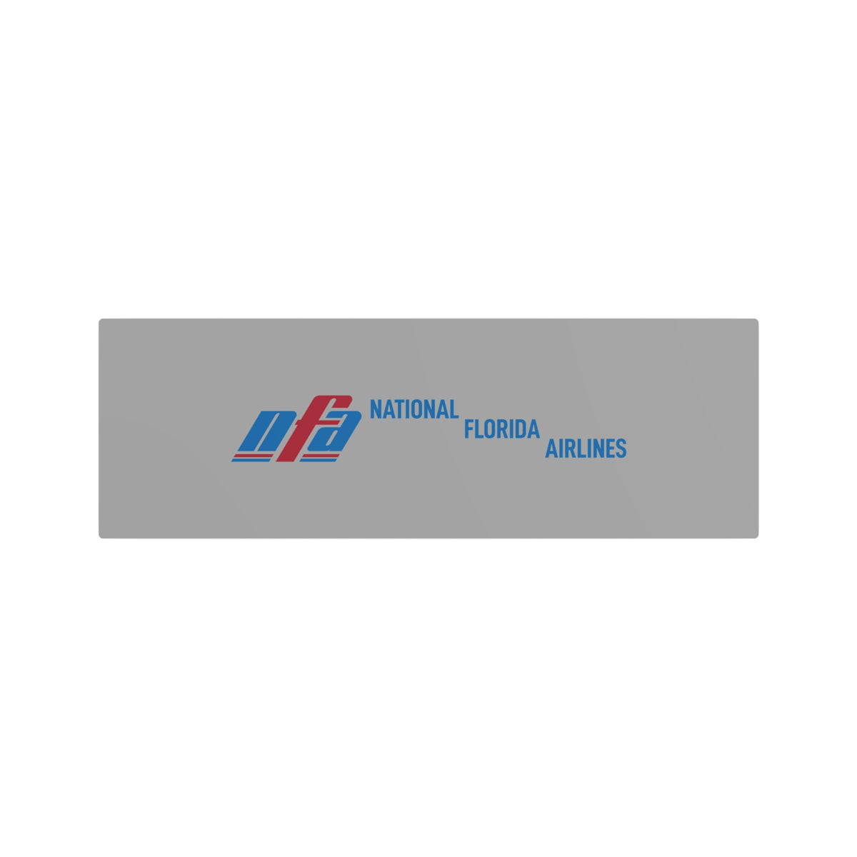 National Florida Airlines Metal Sign