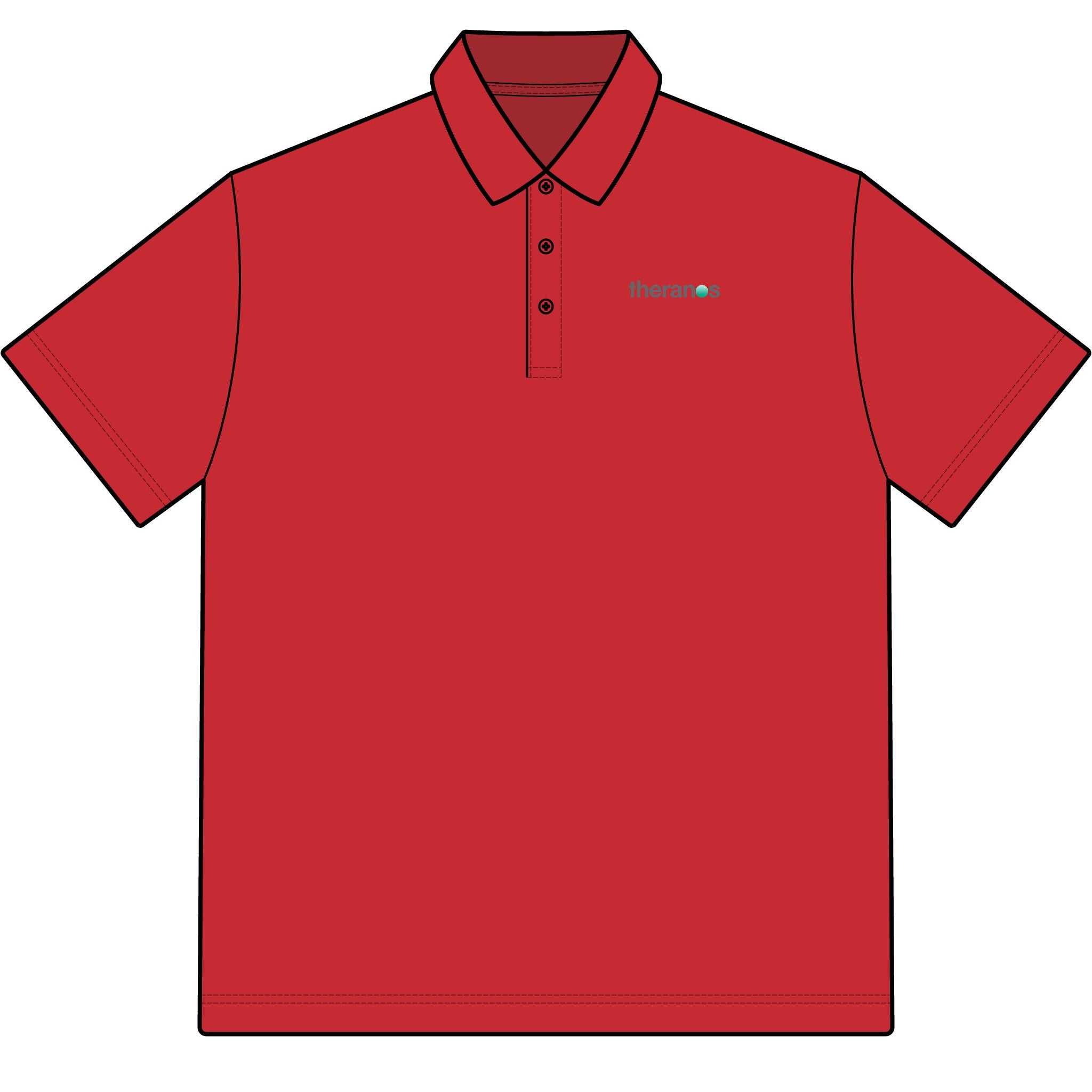 Theranos Inc. Cotton Polo Shirt