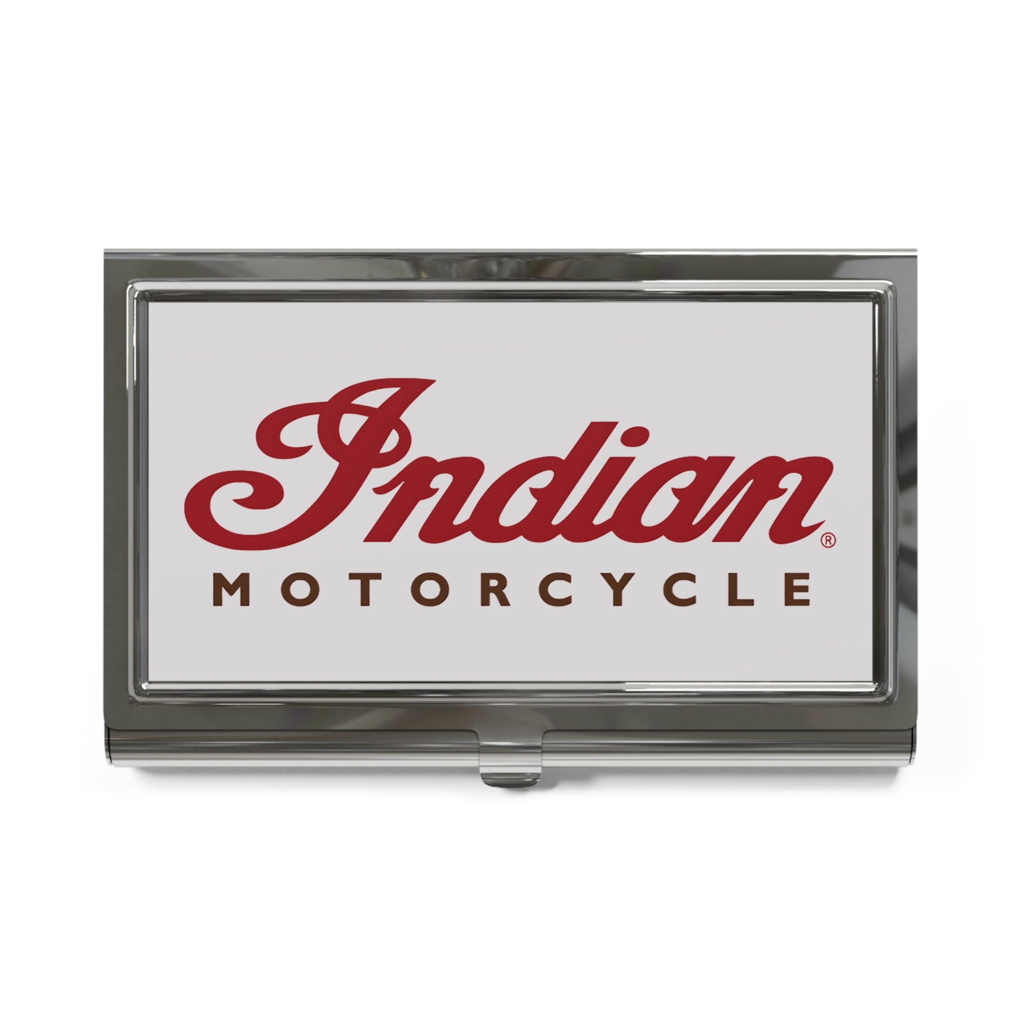 Indian Motorcycle Metal Business Card Holder
