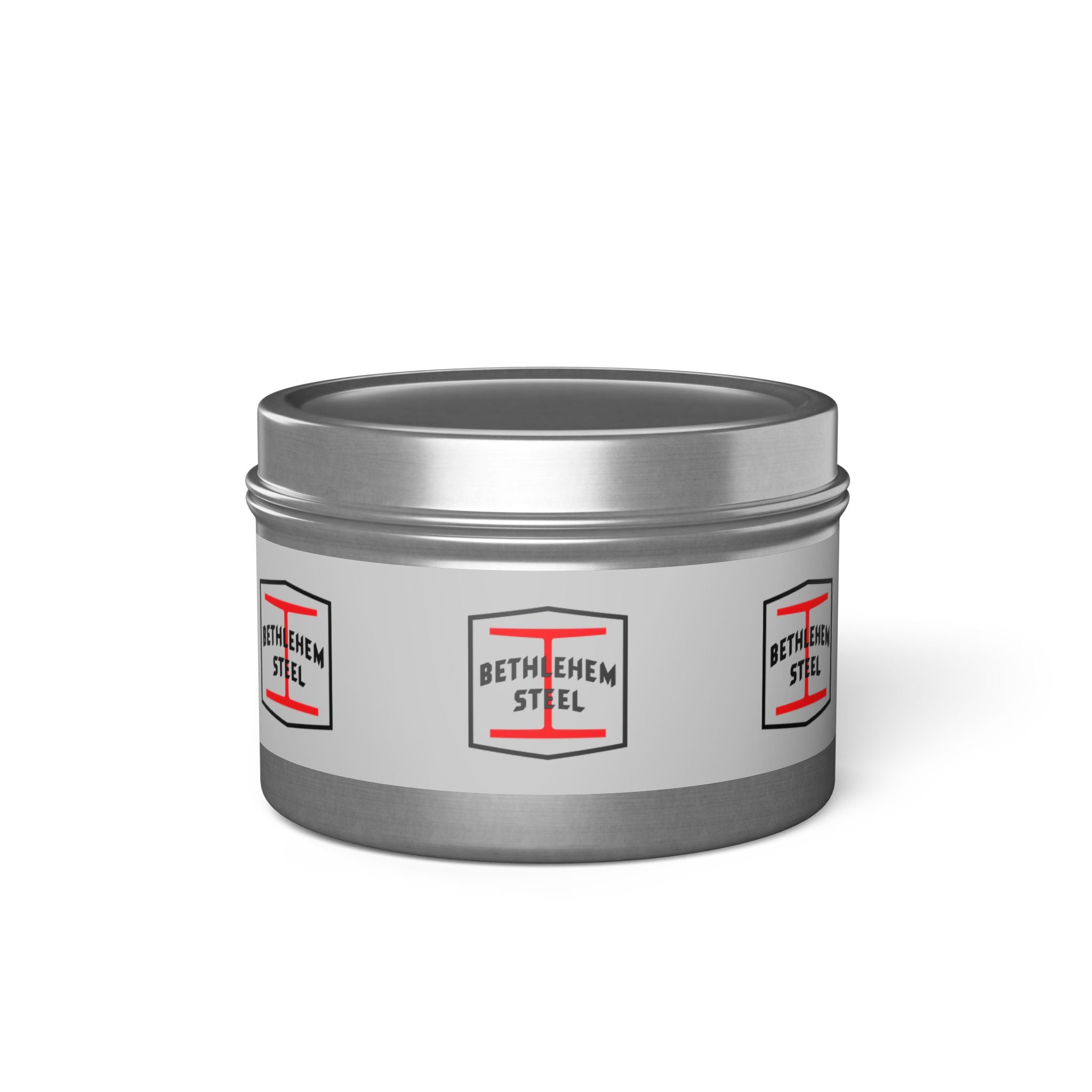 Bethlehem Steel Tin Candle
