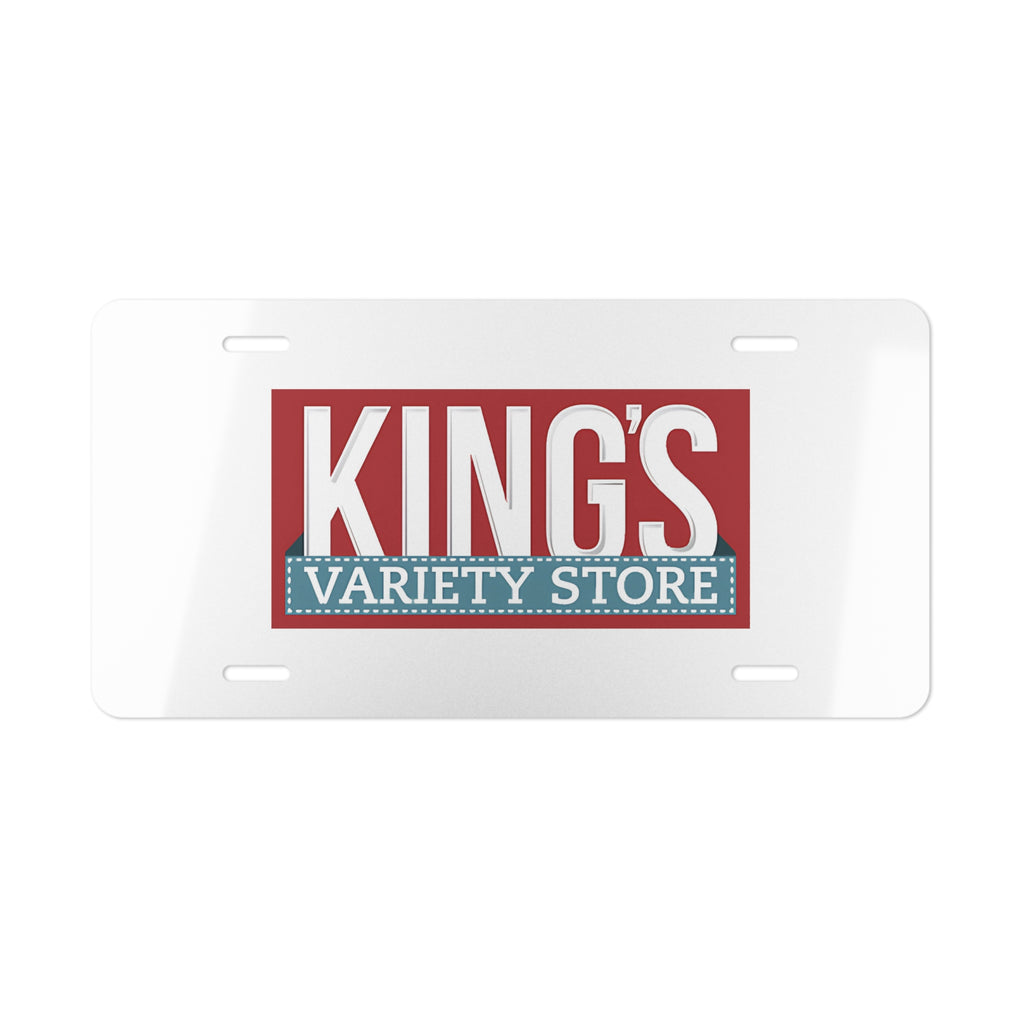 King's Variety Store Vanity License Plate