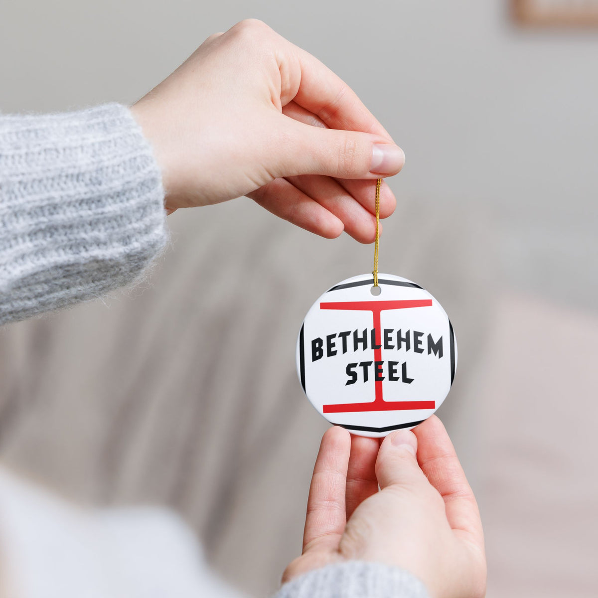Bethlehem Steel Ceramic Ornament