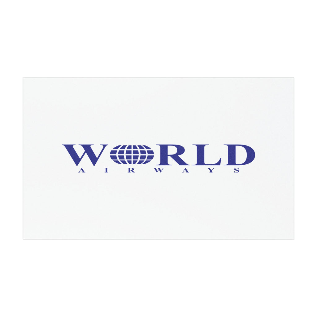 World Airways Car Magnet