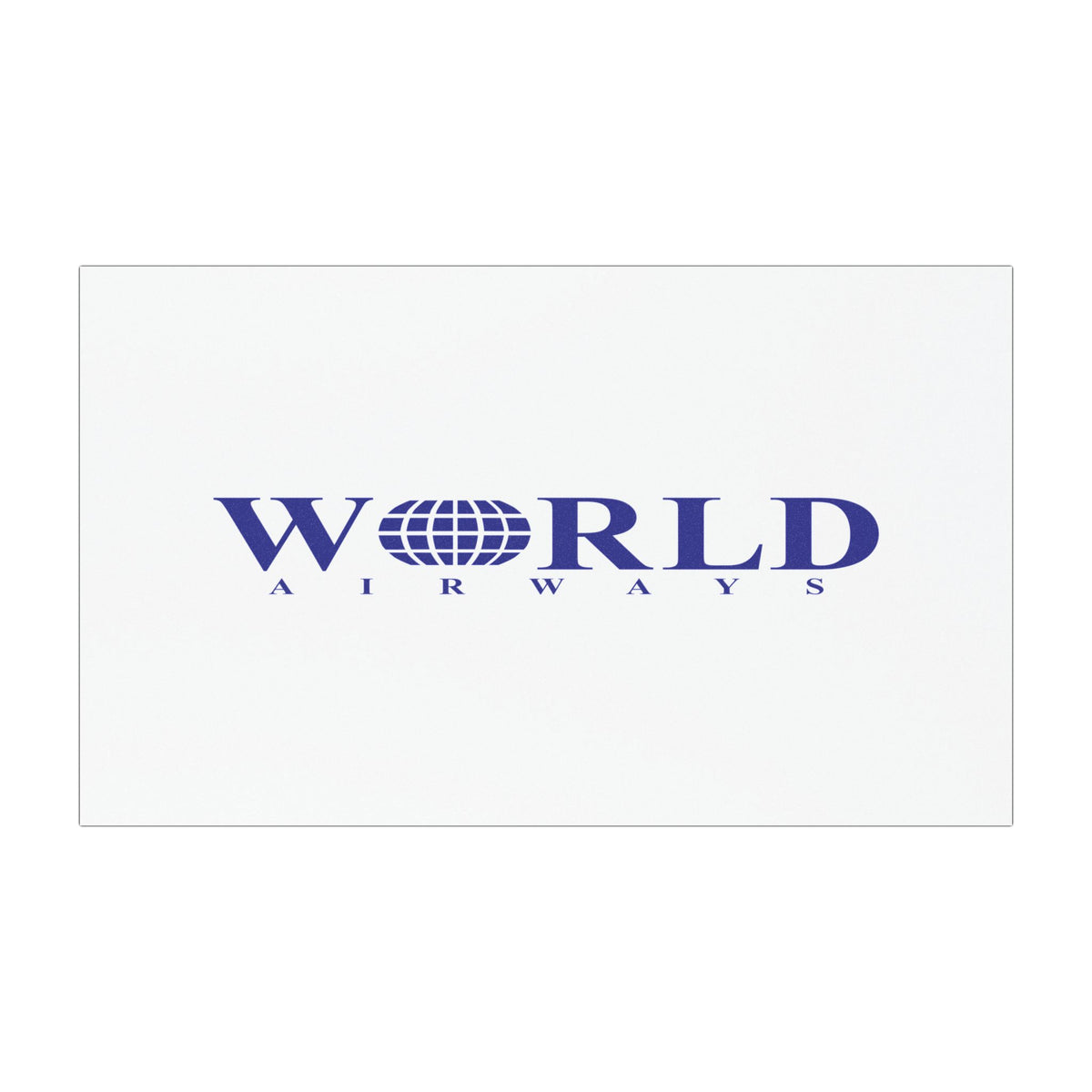 World Airways Car Magnet