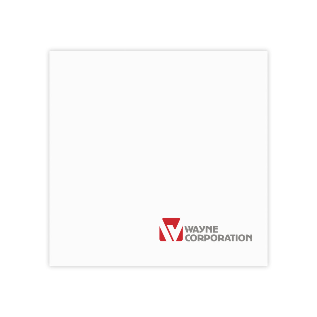 Wayne Corporation Sticky Post-it Note Pad