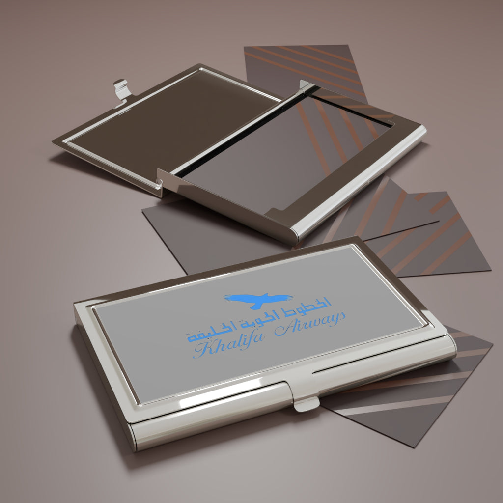 Khalifa Airways Metal Business Card Holder