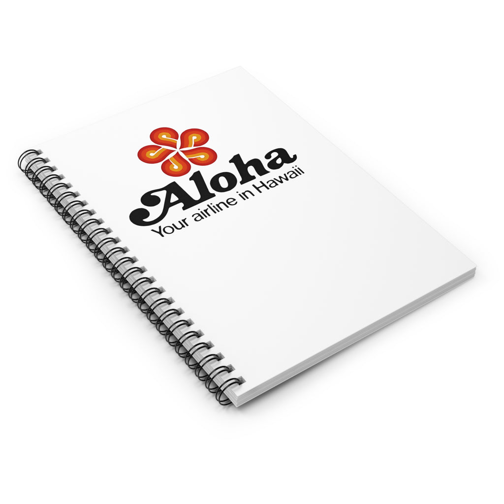 Aloha Airlines Spiral Notebook