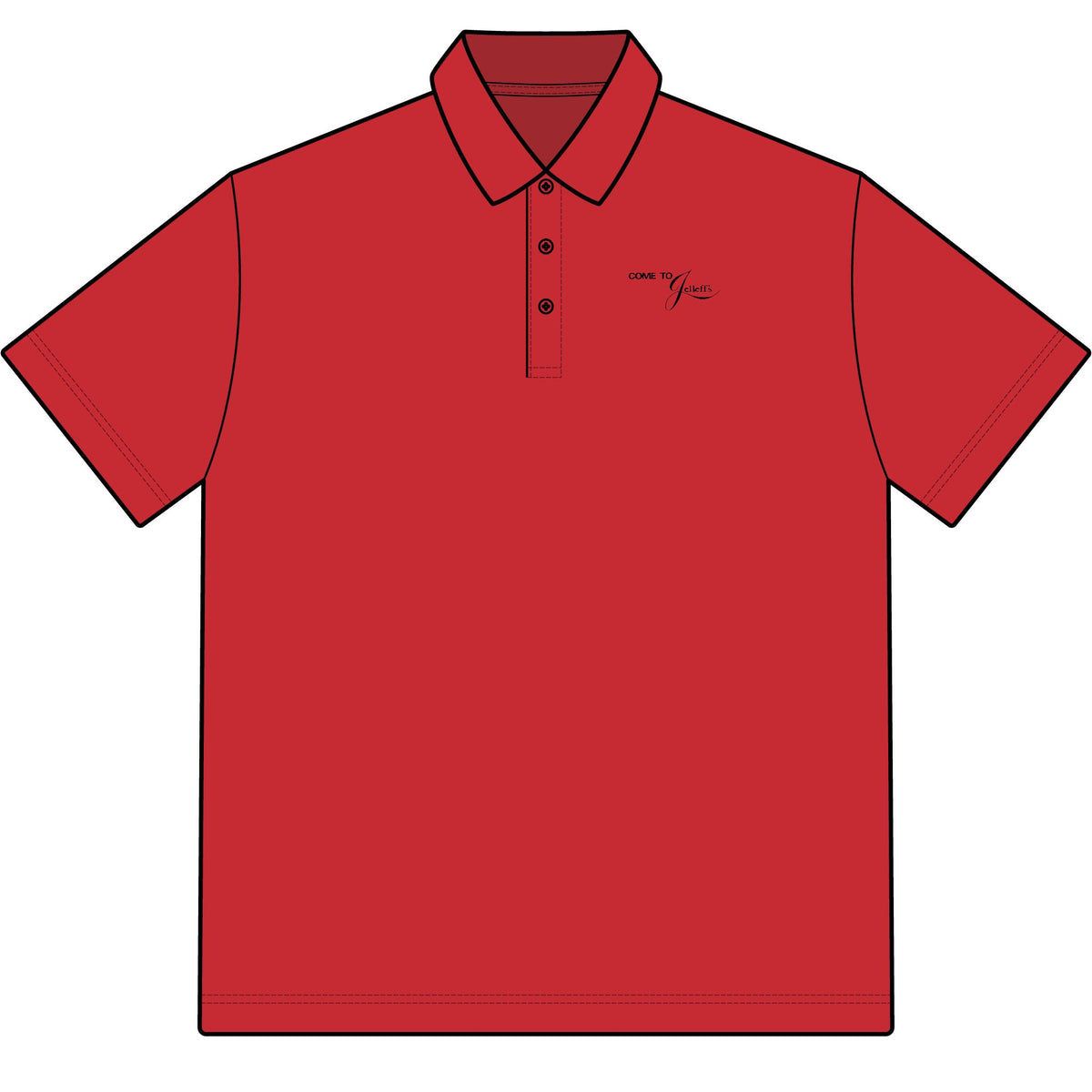 Jelleff's Cotton Polo Shirt