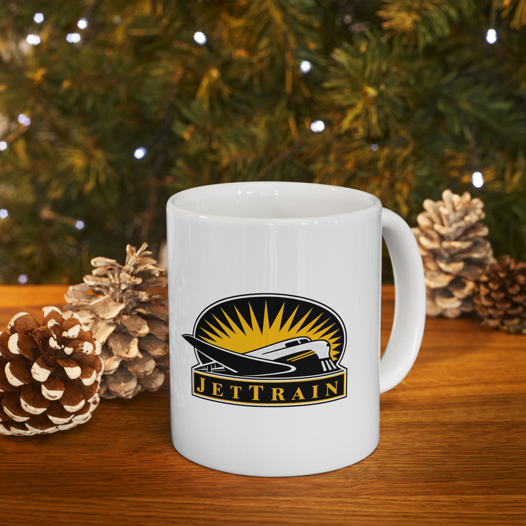 Bombardier JetTrain Ceramic Coffee Mug