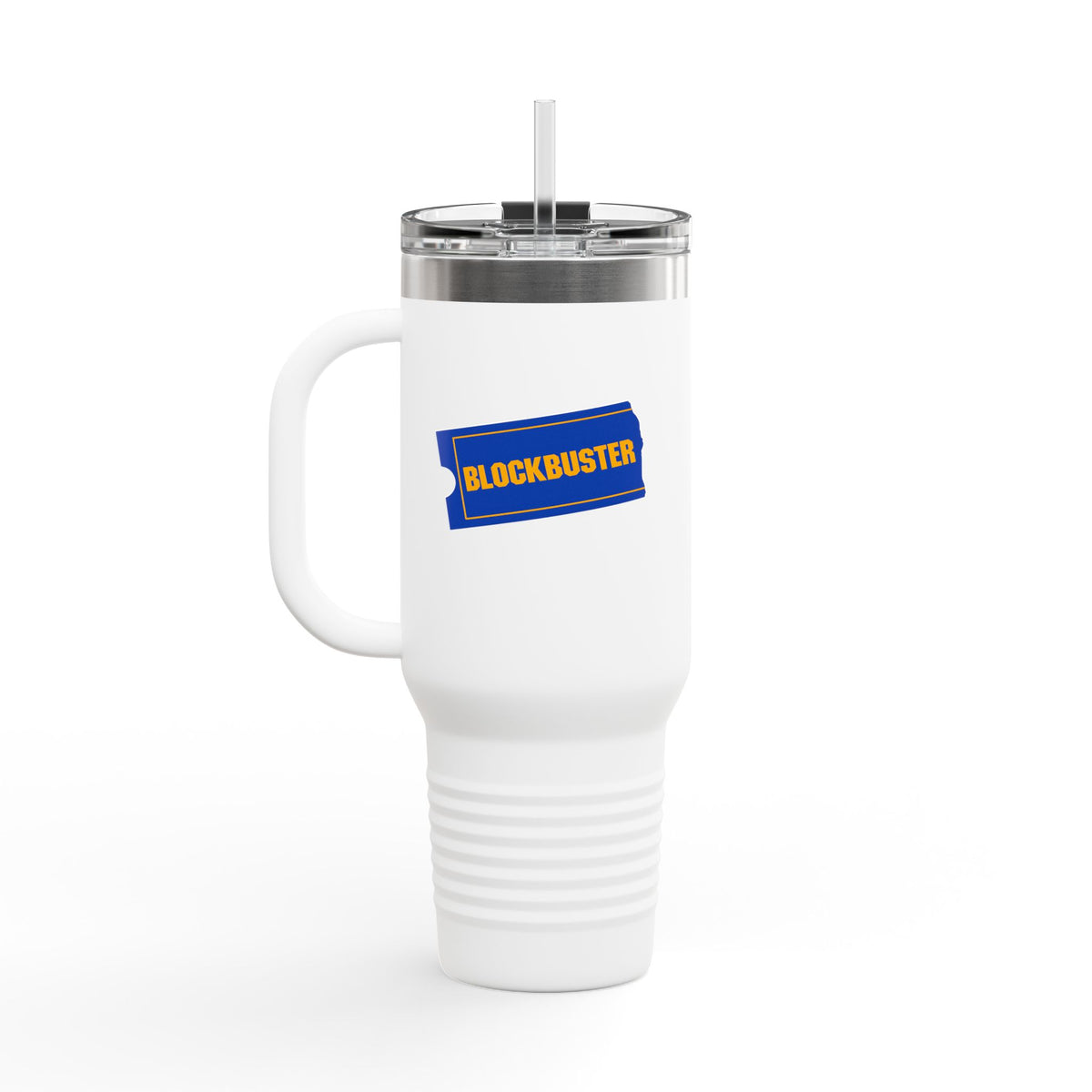 Blockbuster Video 40oz Insulated Travel Mug Stainless Tumbler