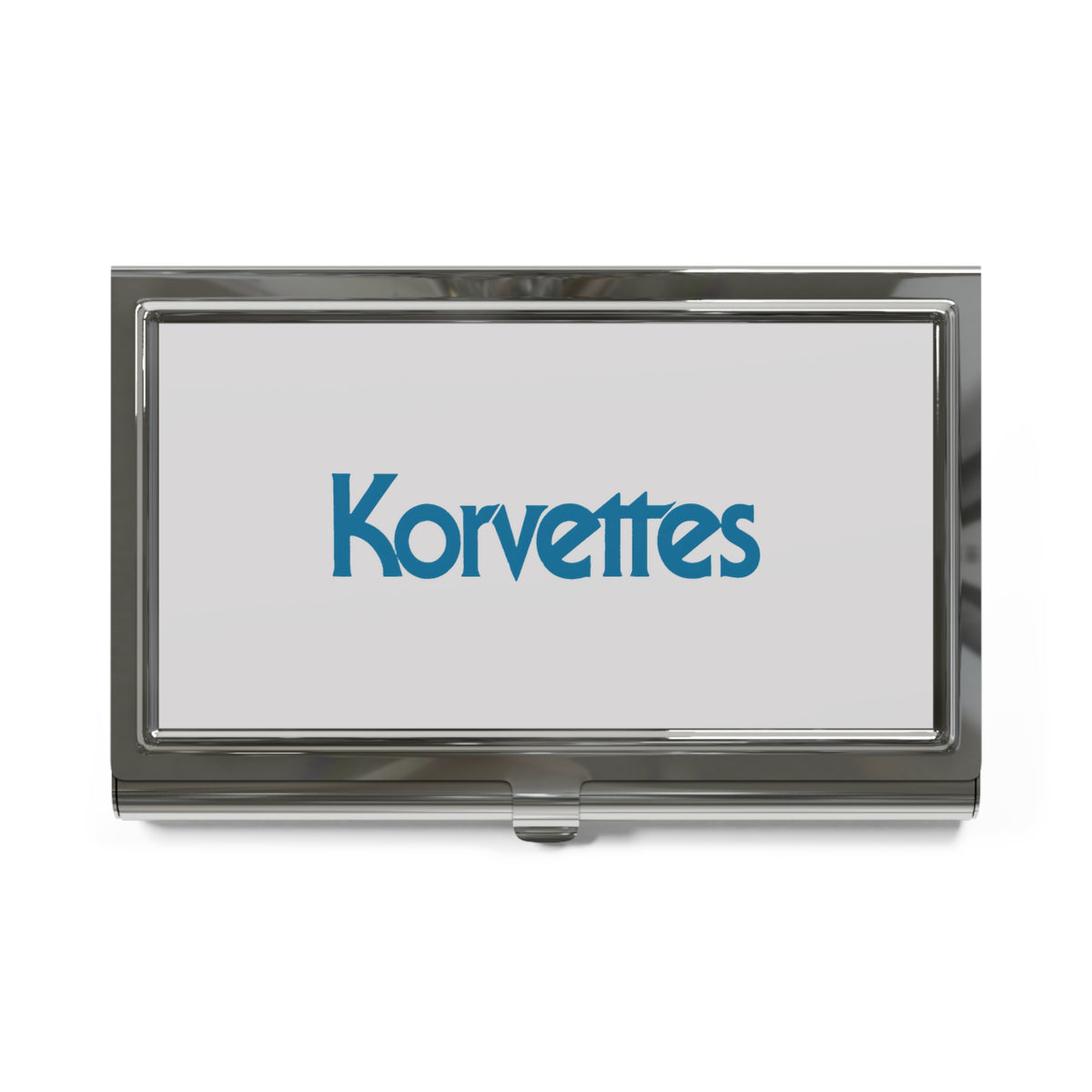 Korvette's Metal Business Card Holder