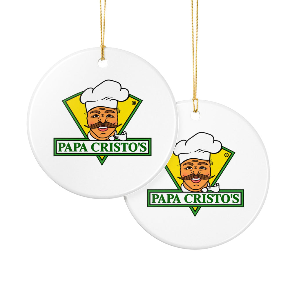 Papa Cristo's Ceramic Ornament